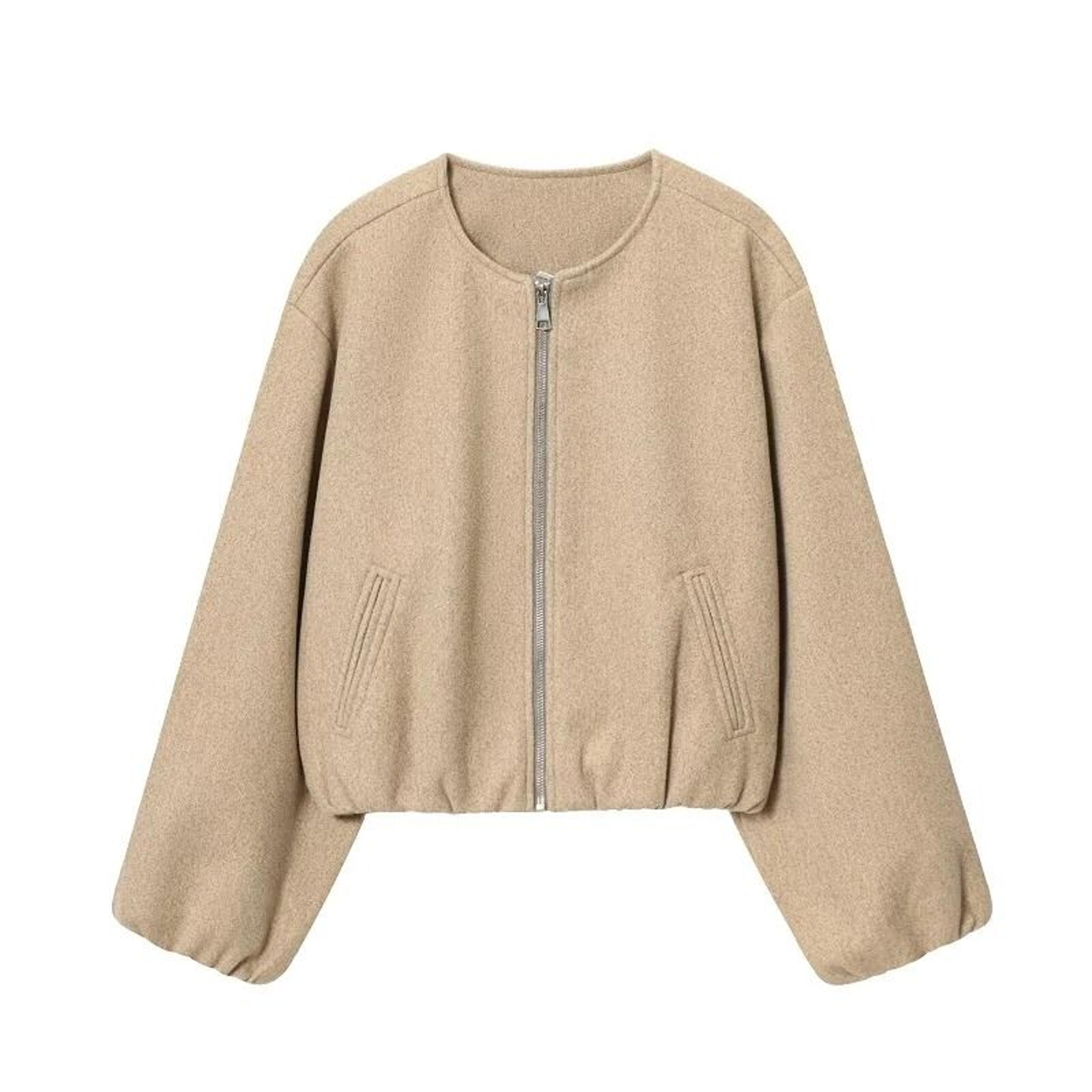 MUJER Premium Cropped Bomber System  HighPerformance Soft Sports Jacket  Technical Outerwear Infras 9