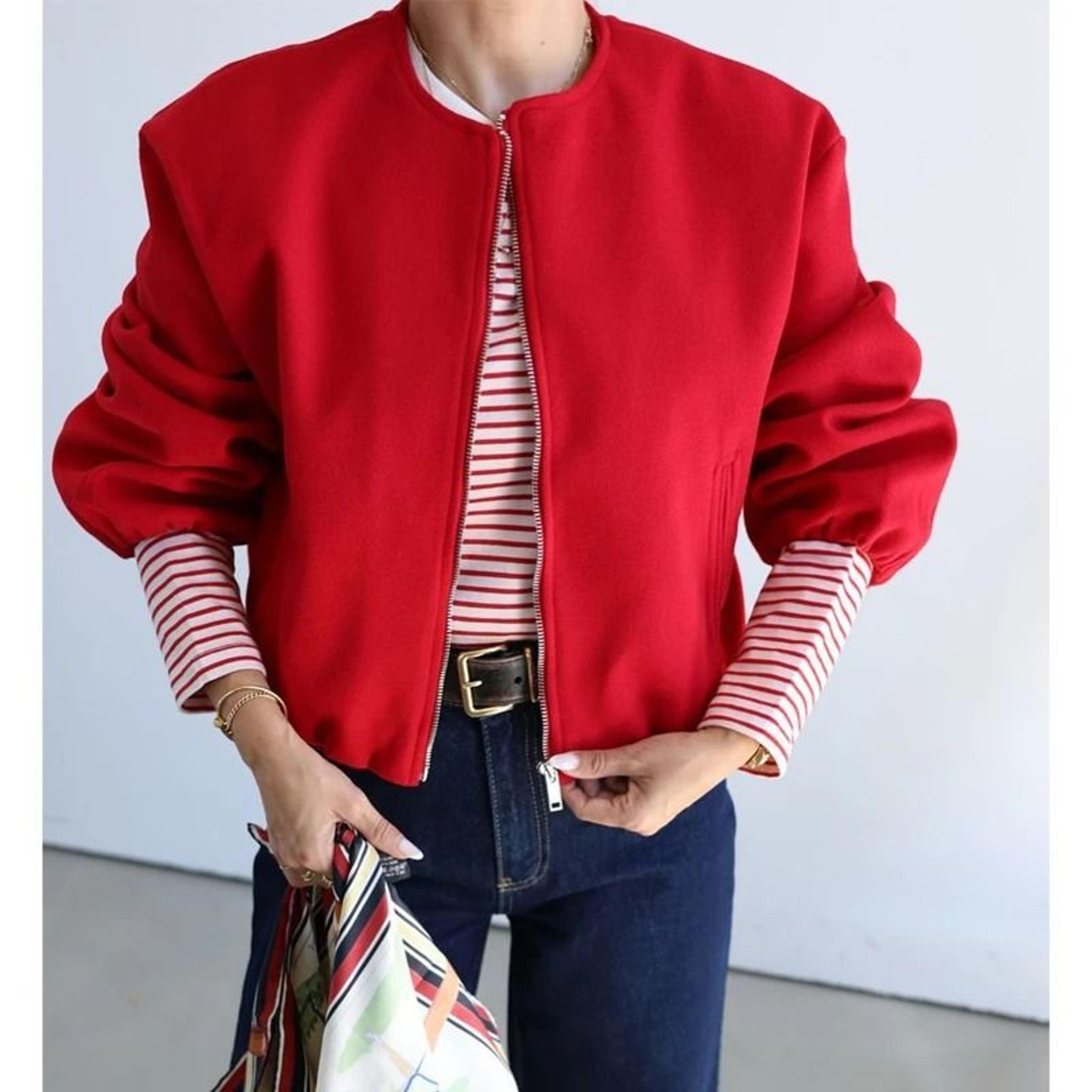 MUJER Premium Cropped Bomber System  HighPerformance Soft Sports Jacket  Technical Outerwear Infras 5