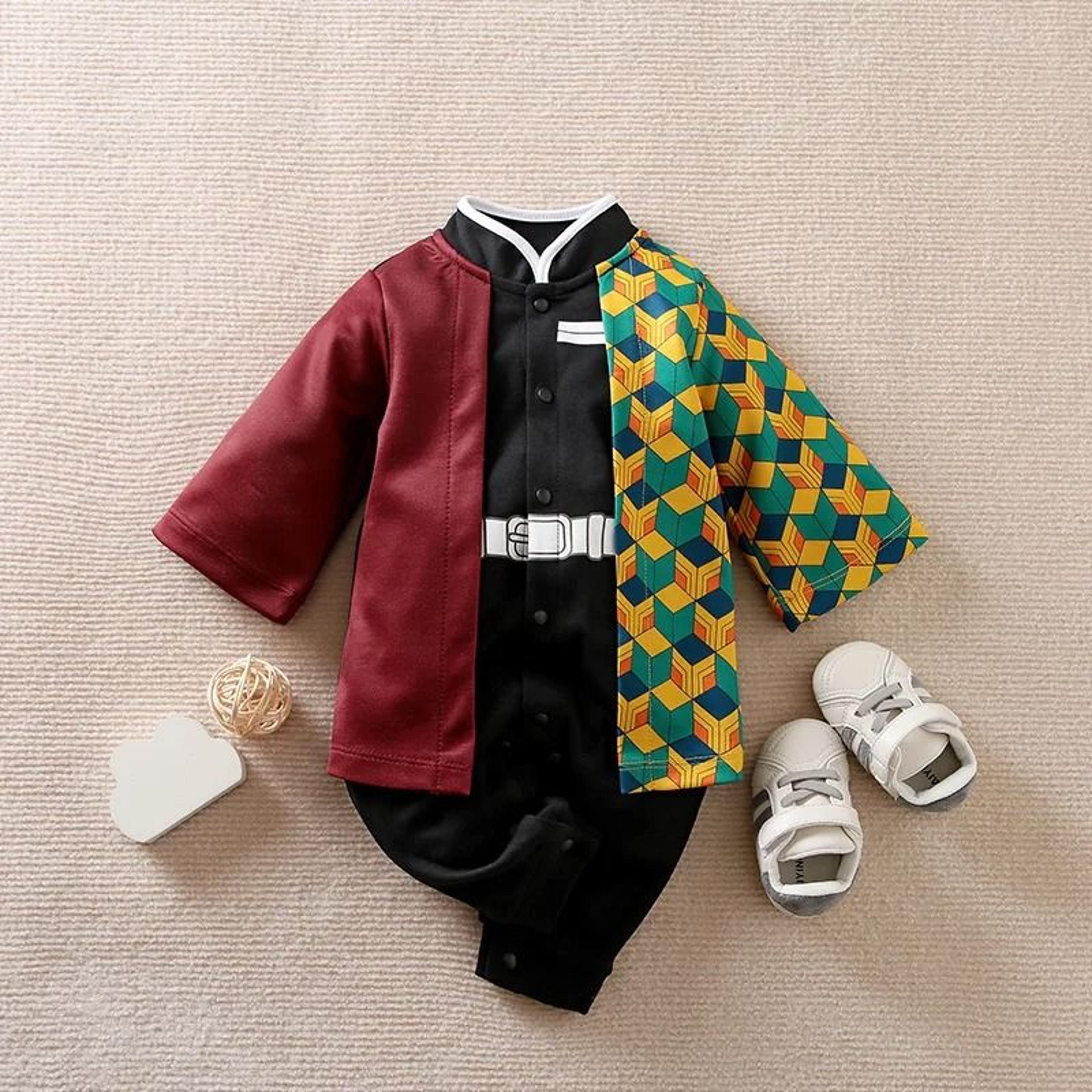 Newborn Anime Cape Style Bodysuit  Premium Cotton Long Sleeve Romper  Infant Quality Rational Desig 10