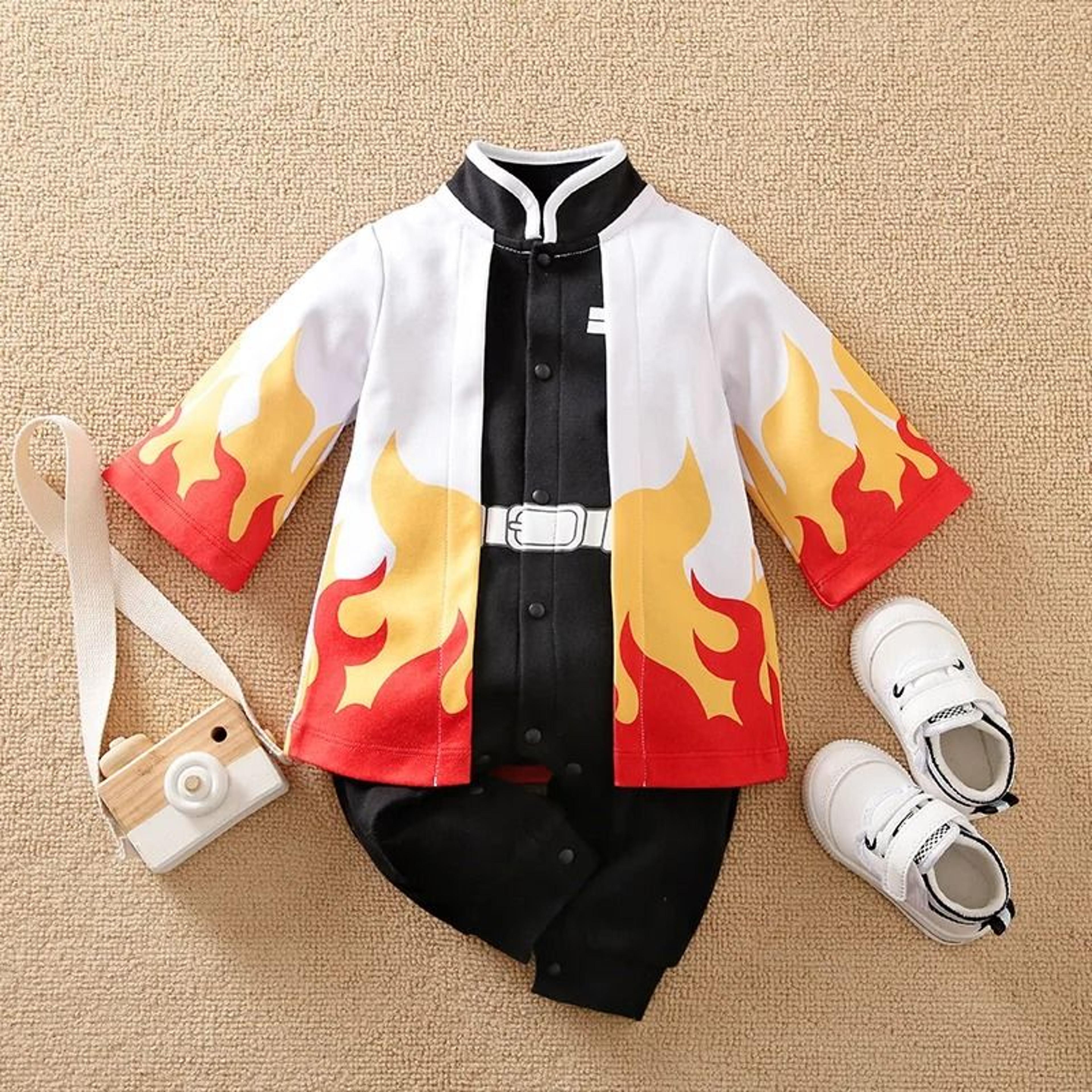 Newborn Anime Cape Style Bodysuit  Premium Cotton Long Sleeve Romper  Infant Quality Rational Desig 5