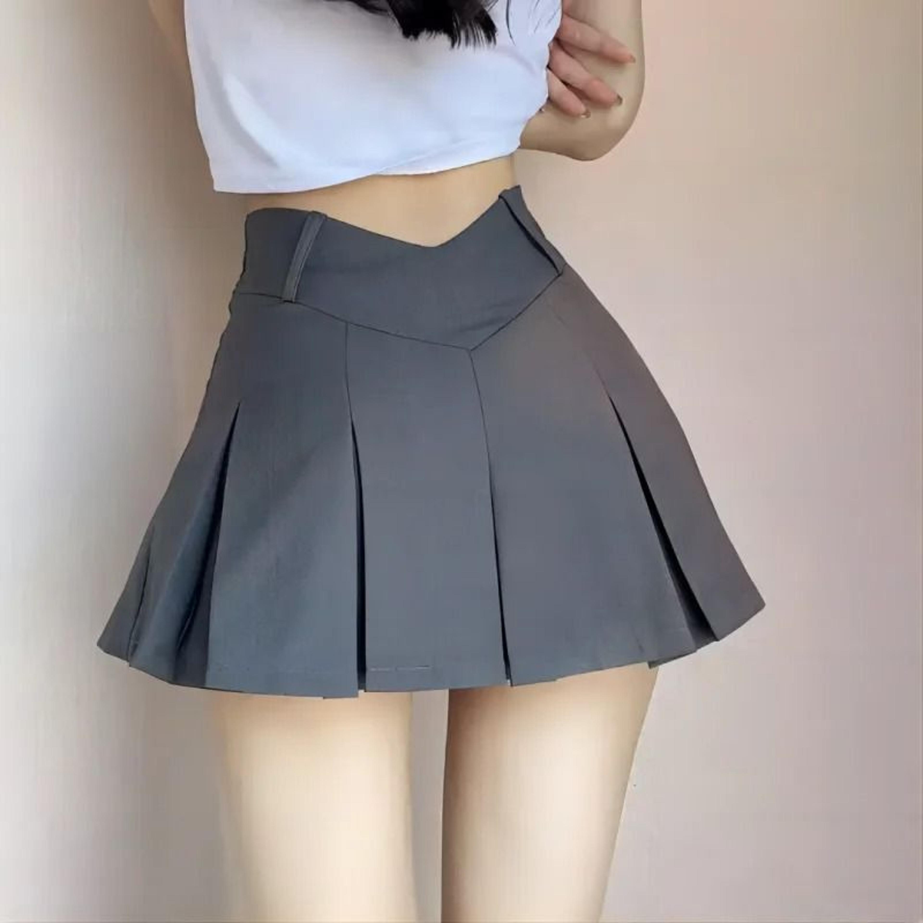 Womens High Waist Pleated Mini Skirt  Premium Korean Tennis Student Skirt  Sexy Summer Vintage Danc 12