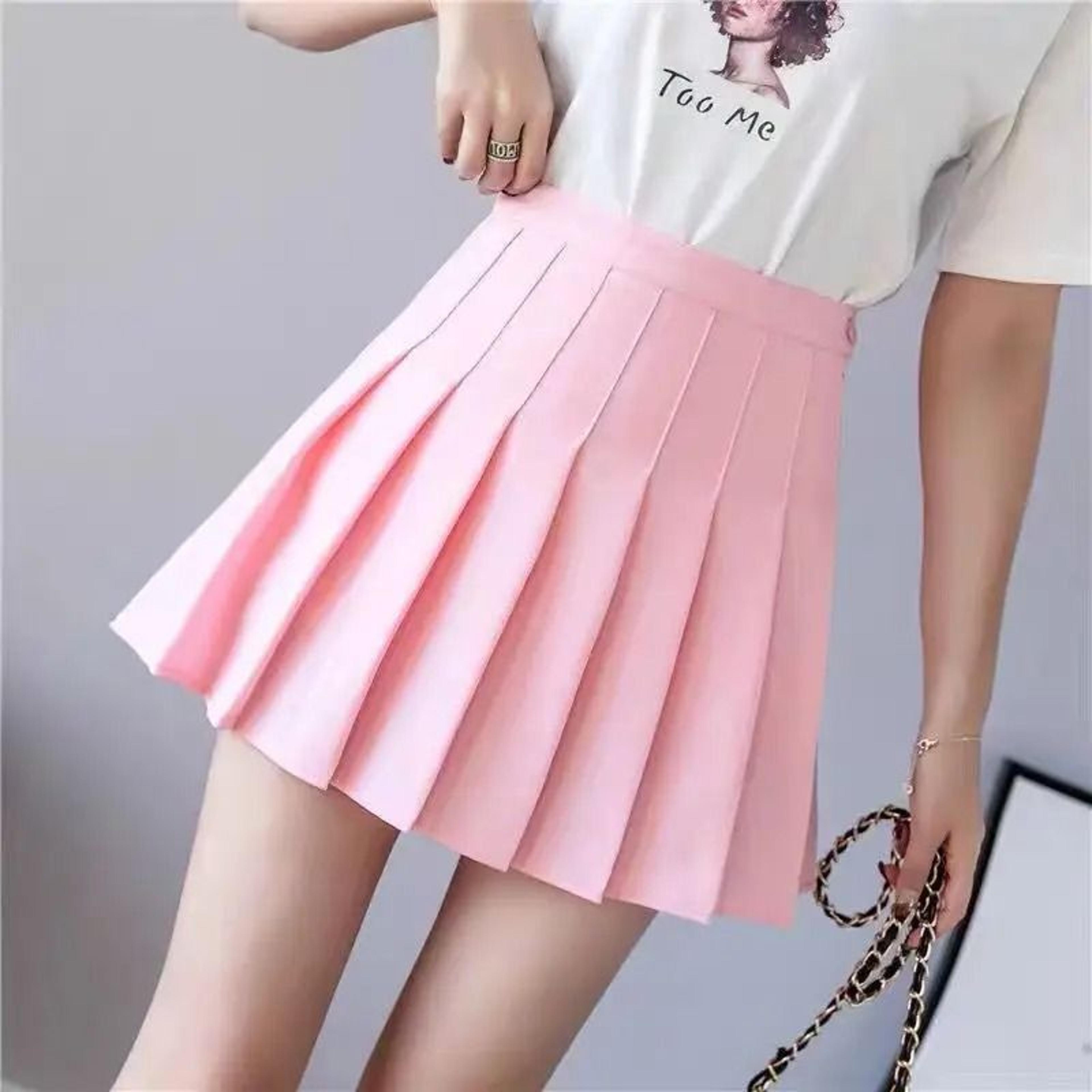 Womens High Waist Pleated Mini Skirt  Premium Korean Tennis Student Skirt  Sexy Summer Vintage Danc 18