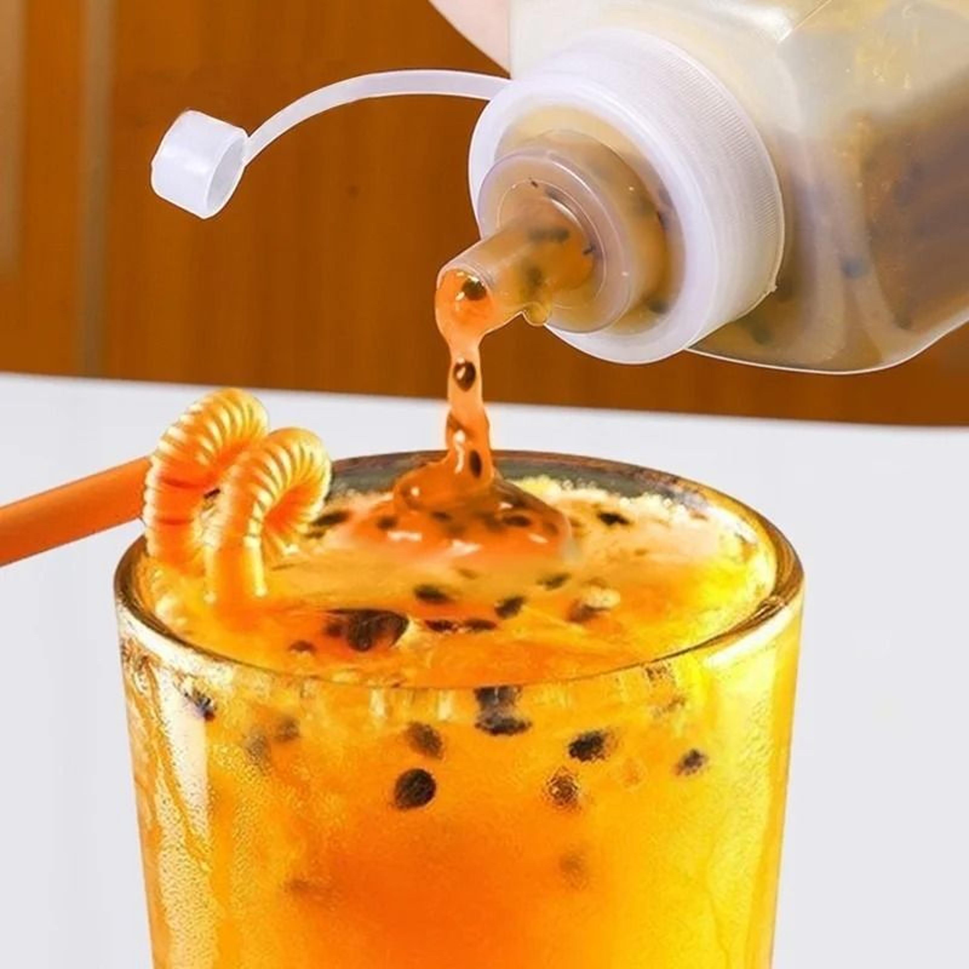 ProSeries Squeeze Condiment Bottle  HighCapacity Jam  Salad Dressing Dispenser With Storage Lid 2