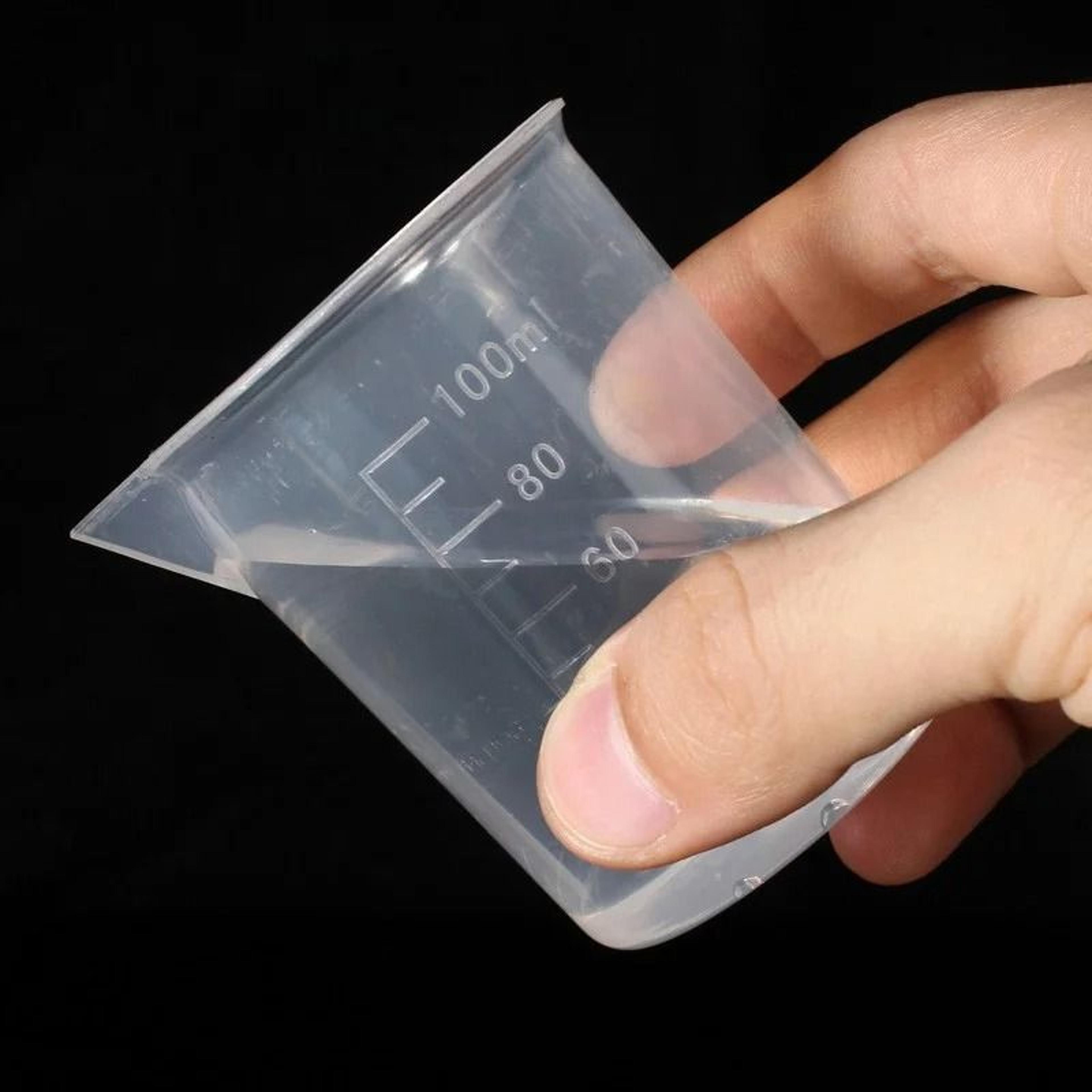 100ml Graduated Measuring Beaker  Premium Plastic LabGrade Volumetric Cup  Kitchen Utility System 2