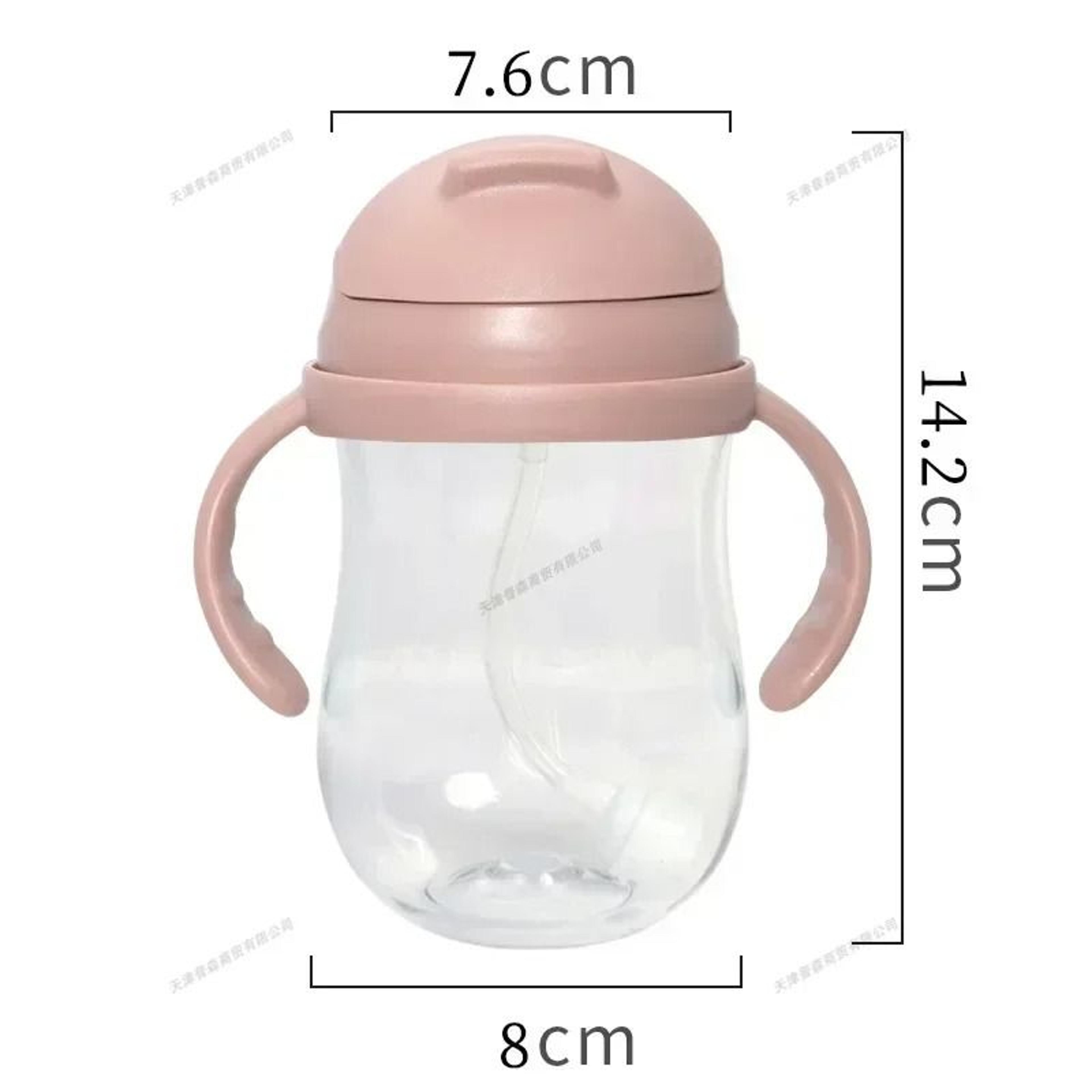 300ML Baby Feeding Bottle With Handle  Controllable Flow Water Bottle 5