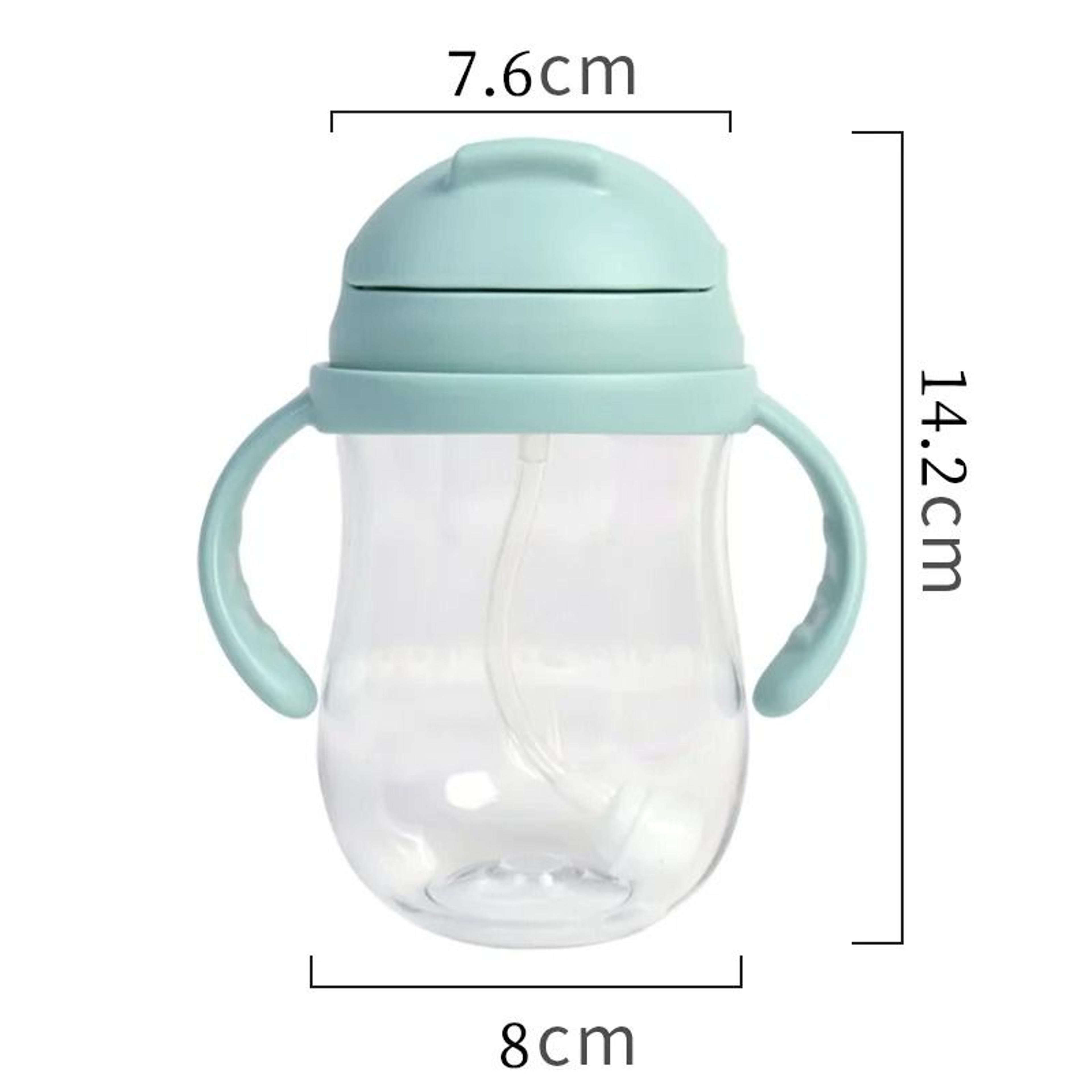 300ML Baby Feeding Bottle With Handle  Controllable Flow Water Bottle 7