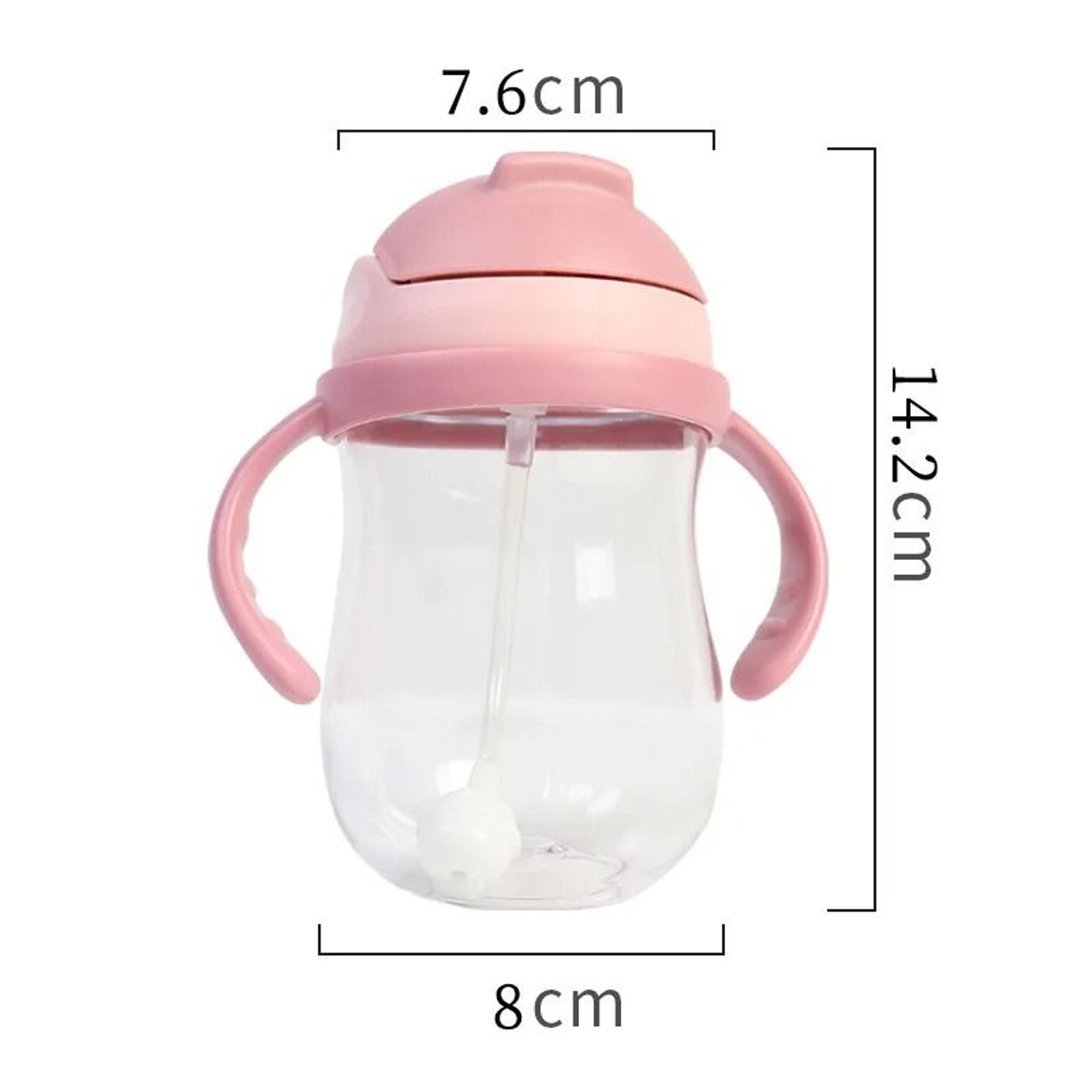 300ML Baby Feeding Bottle With Handle  Controllable Flow Water Bottle 8