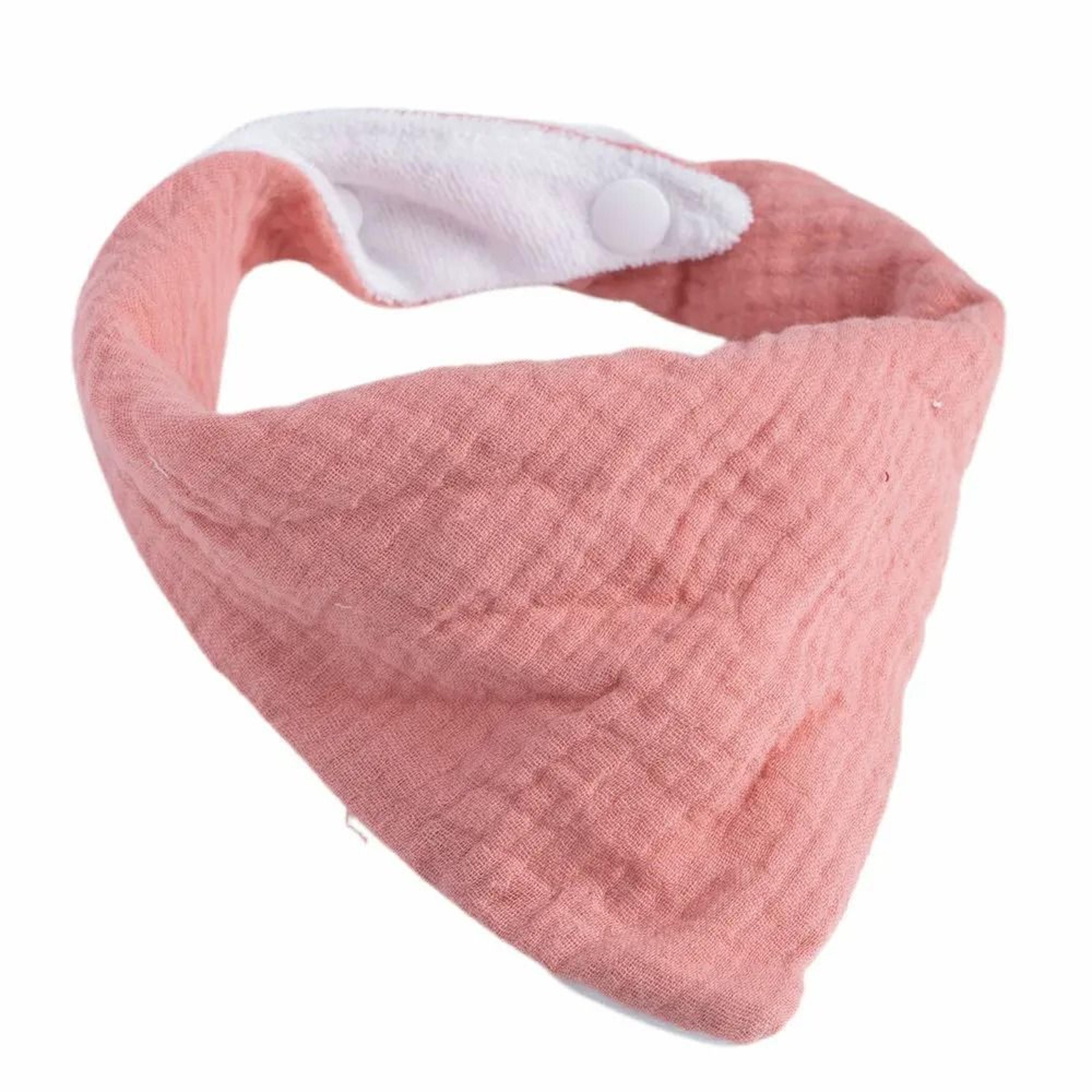 Baby Infant Cotton  Terry Absorbent Triangle Scarf Feeding Saliva Towel 3