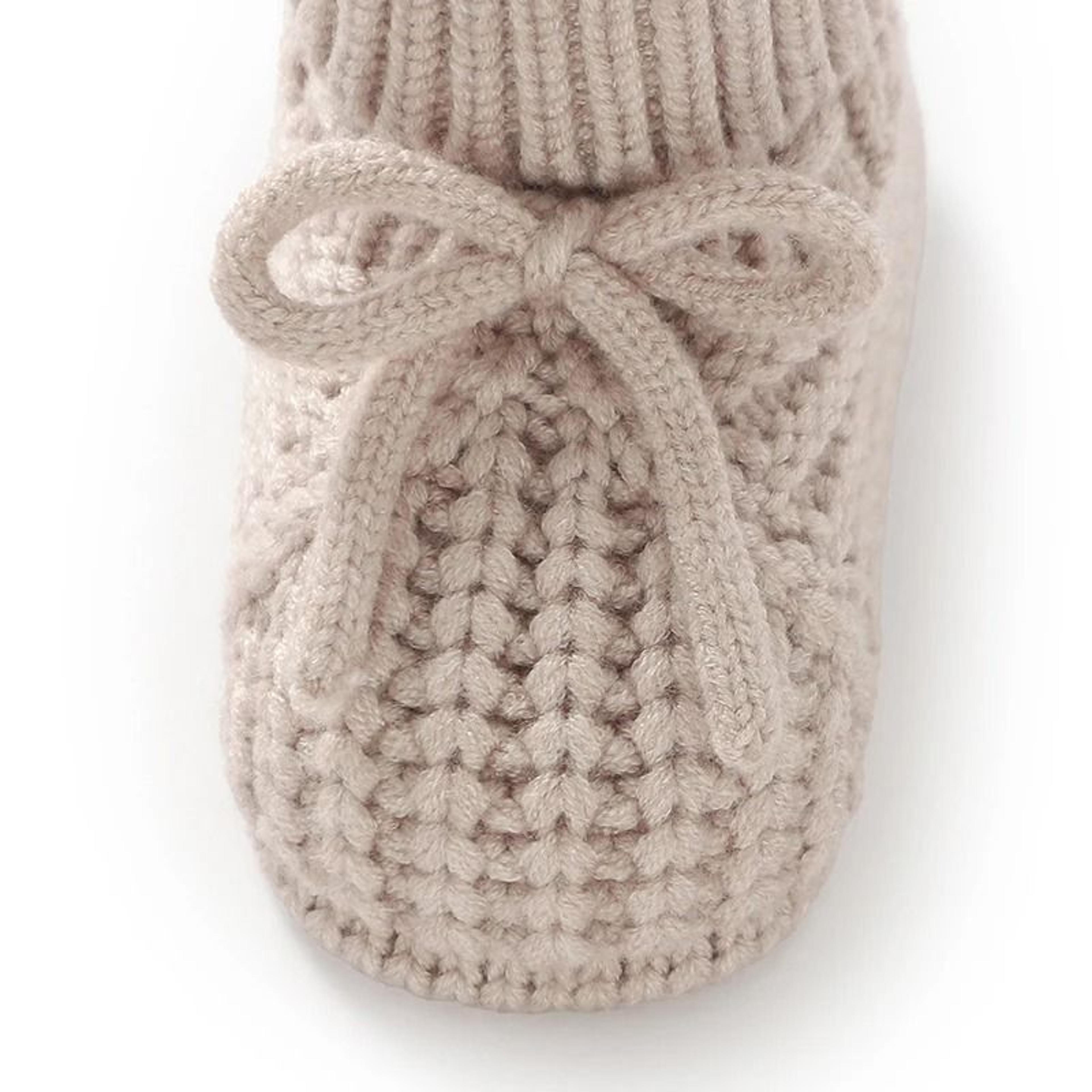 Knitted SoftSoled AntiSlip Baby Booties  First Walker Crib Shoes 2