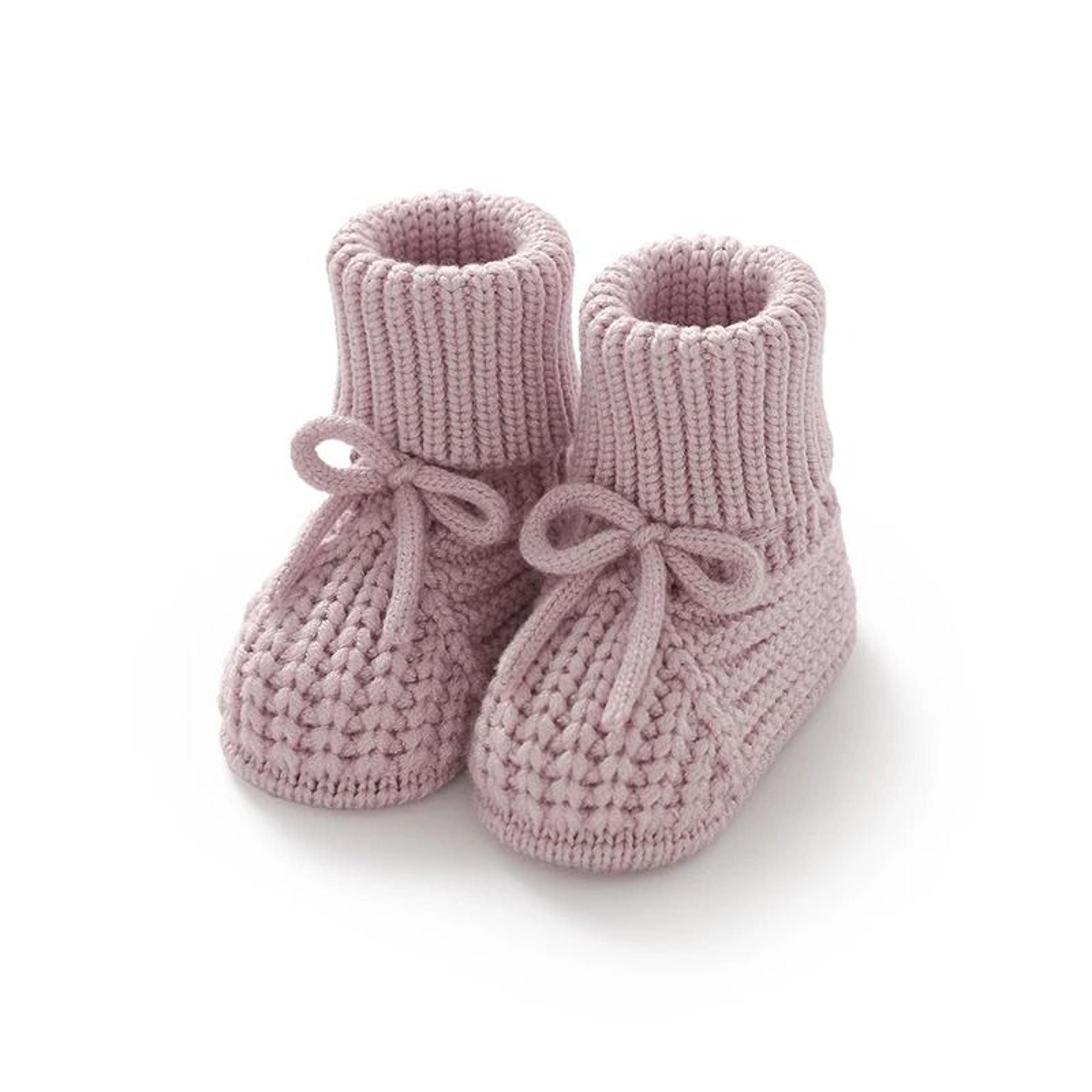 Knitted SoftSoled AntiSlip Baby Booties  First Walker Crib Shoes 8