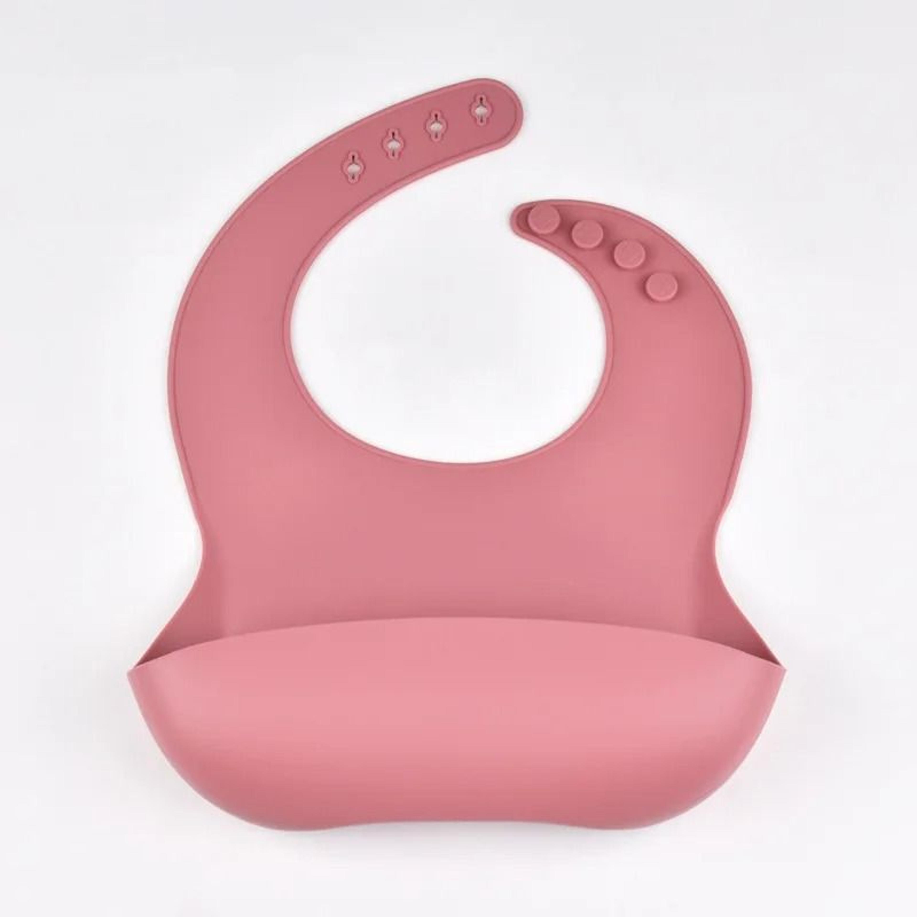Waterproof Silicone Baby Tray Bib  4Speed Adjustable Soft Feeding Bib 10