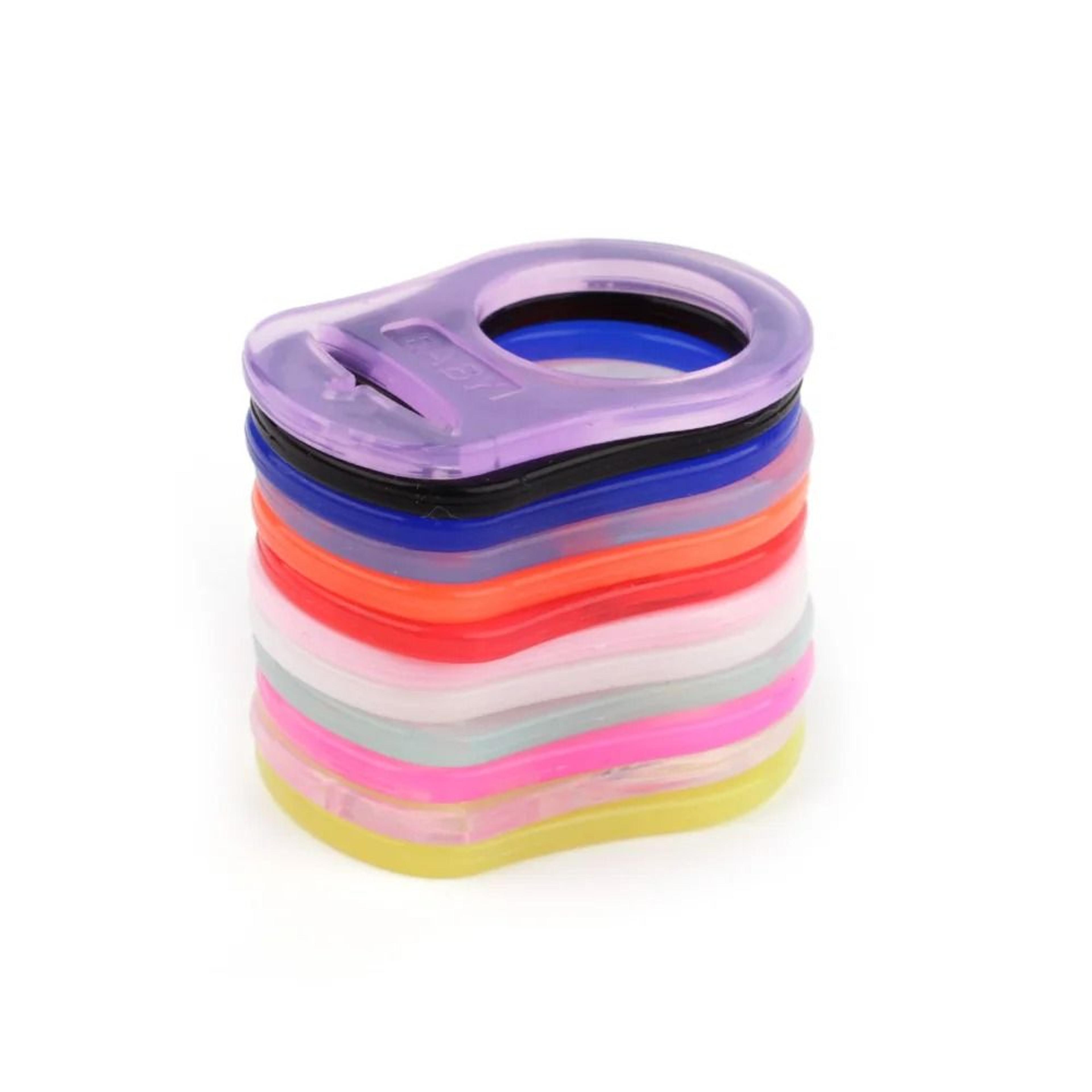 12 Pcs Silicone Pacifier Adapters  BPAFree DIY Soother Chain Holder Clips 2
