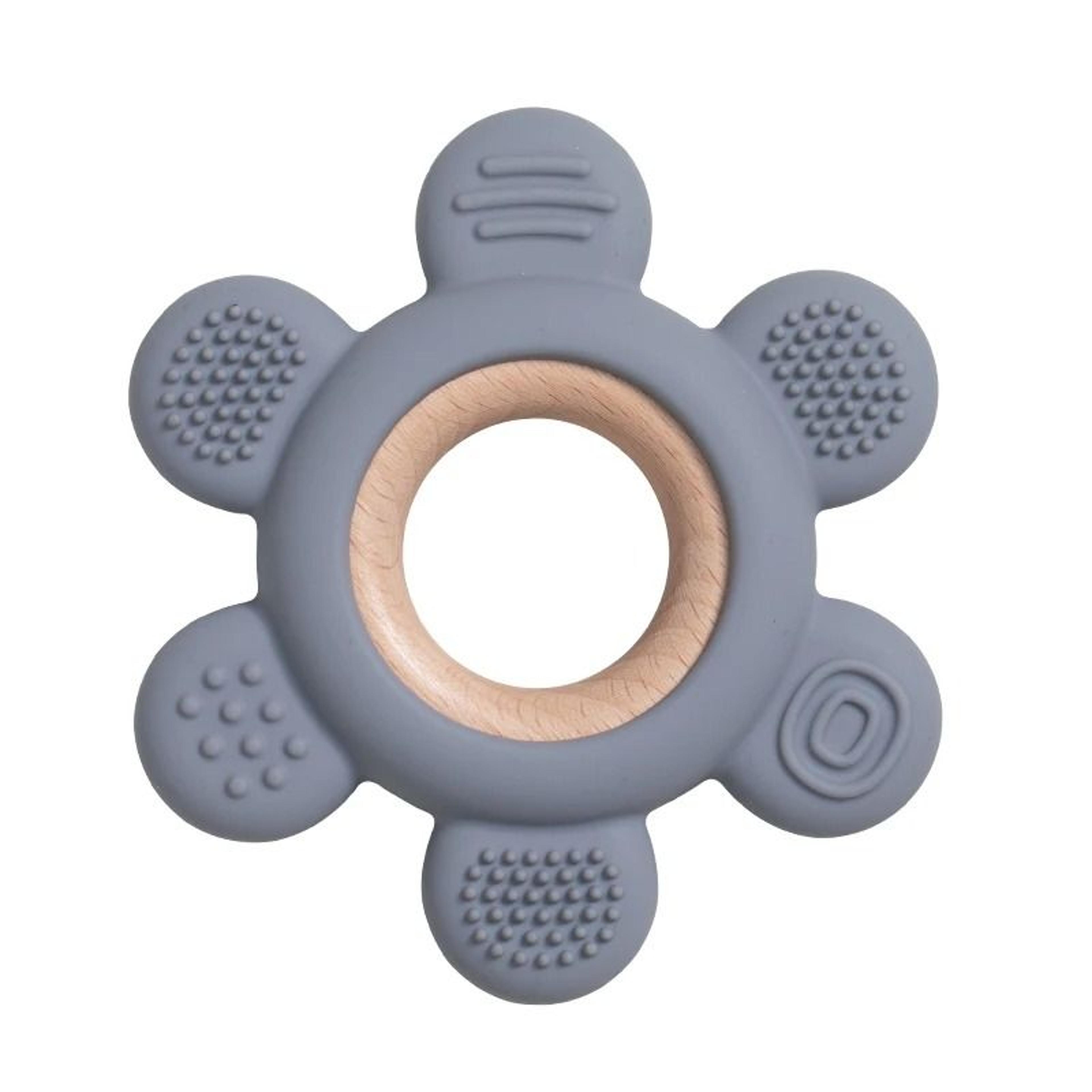 FruitTheme Silicone  Wooden Baby Teether  BPAFree Infant Chewing Toy 11