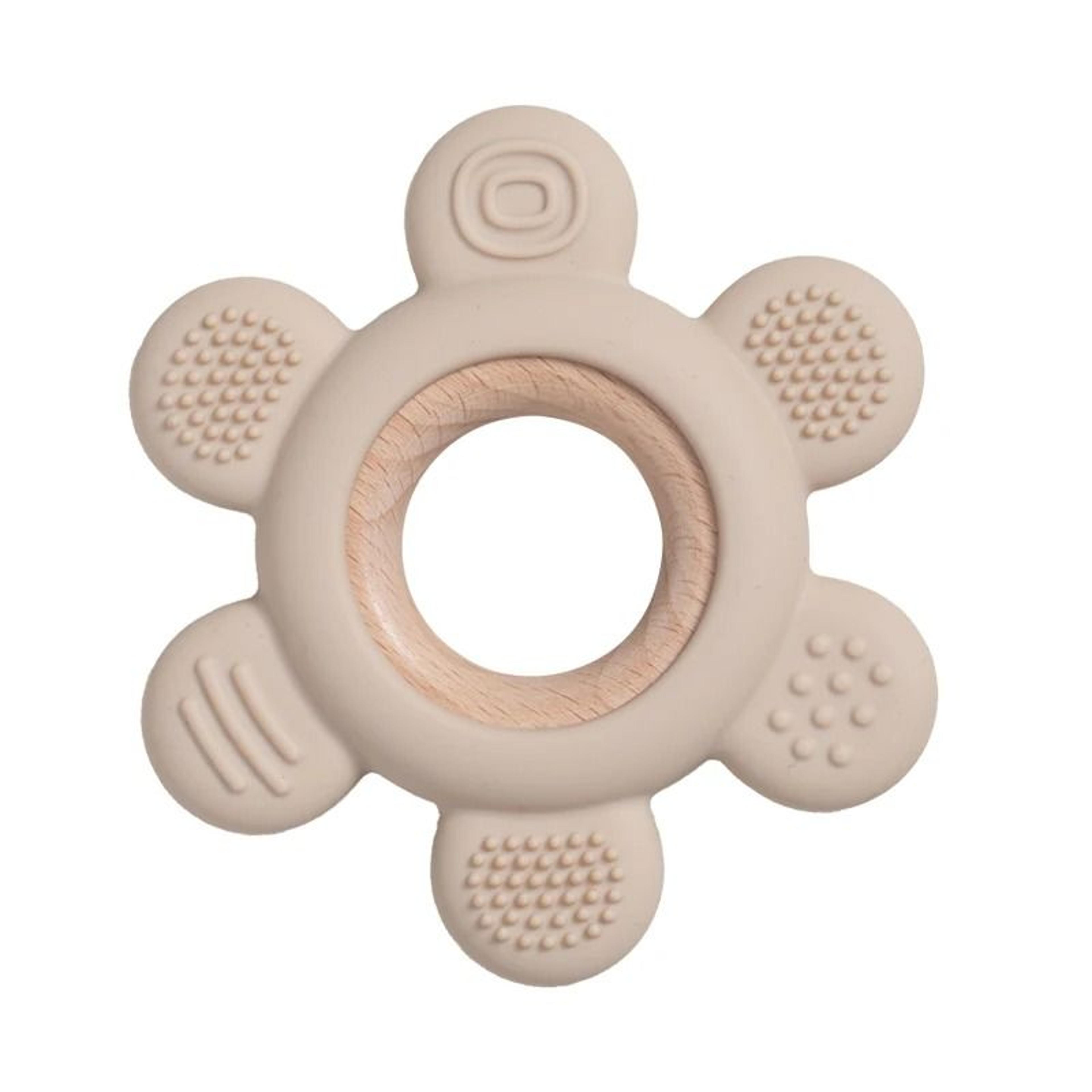 FruitTheme Silicone  Wooden Baby Teether  BPAFree Infant Chewing Toy 13