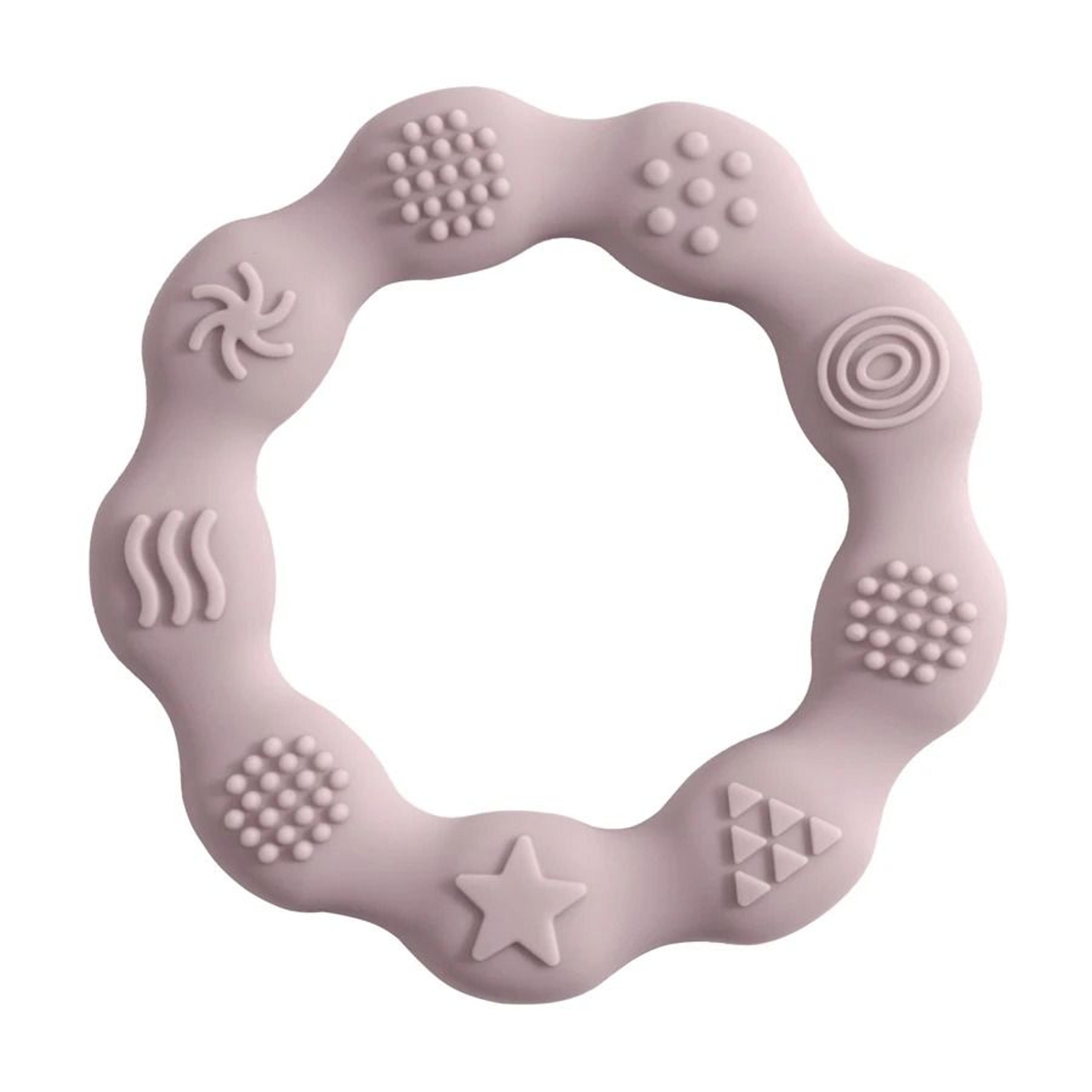 MultiTextured Silicone Teether Ring  Sensory Tactile Cognition  Molar Toy 14