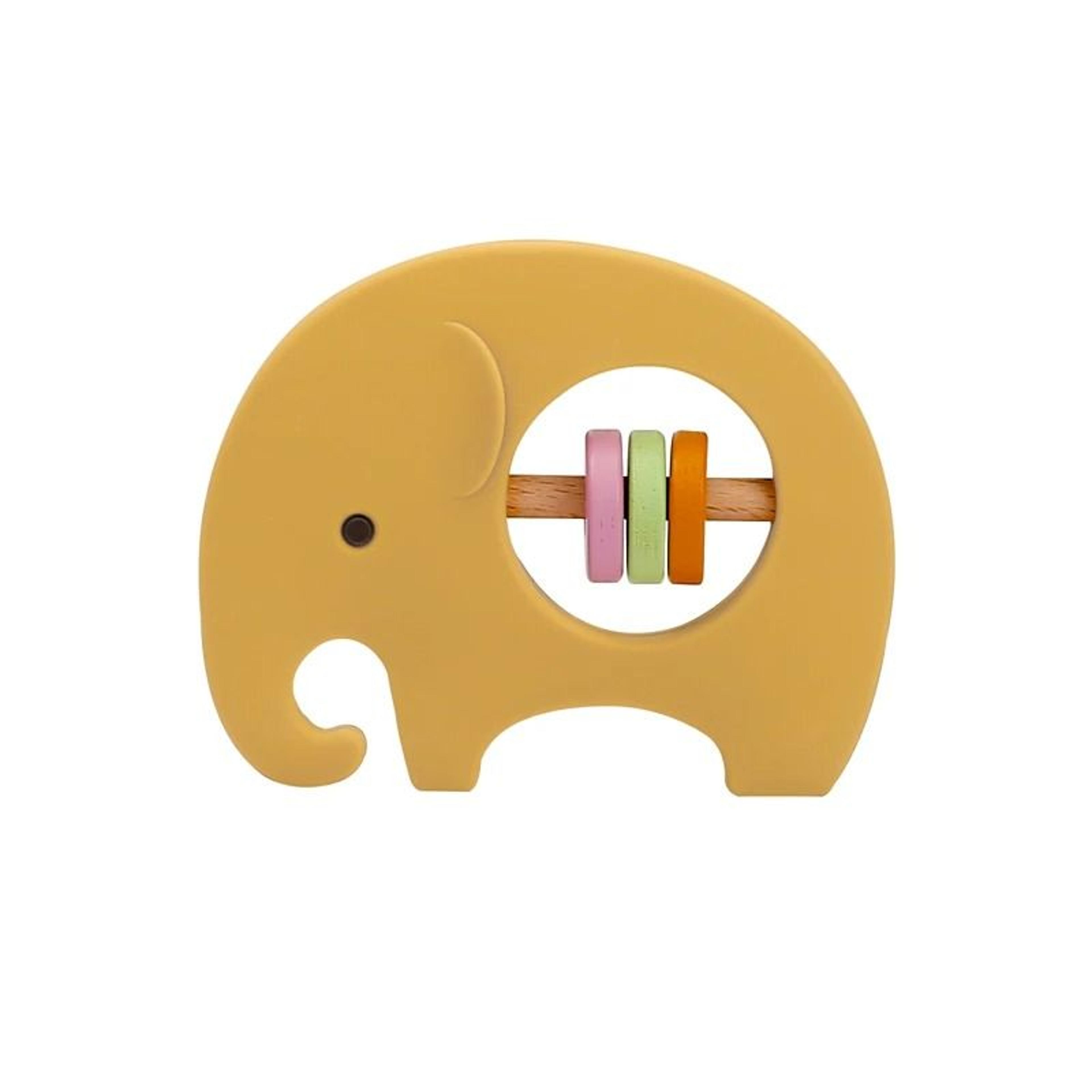Silicone Elephant Baby Rattle  Teether  BPAFree Montessori Molar Toy 8