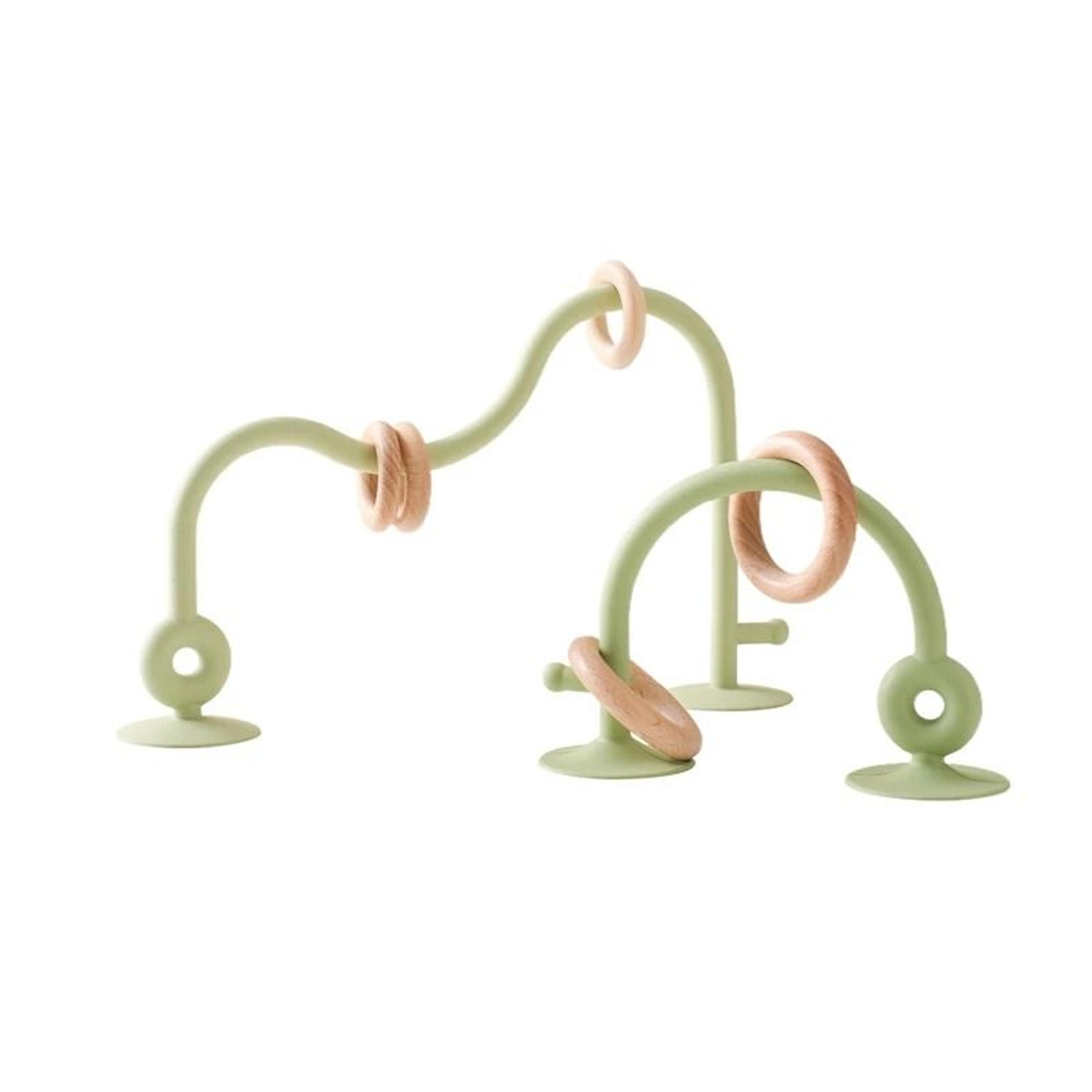 Montessori Silicone Bead Maze  Hybrid Wooden Roller Coaster  Teething Track 12