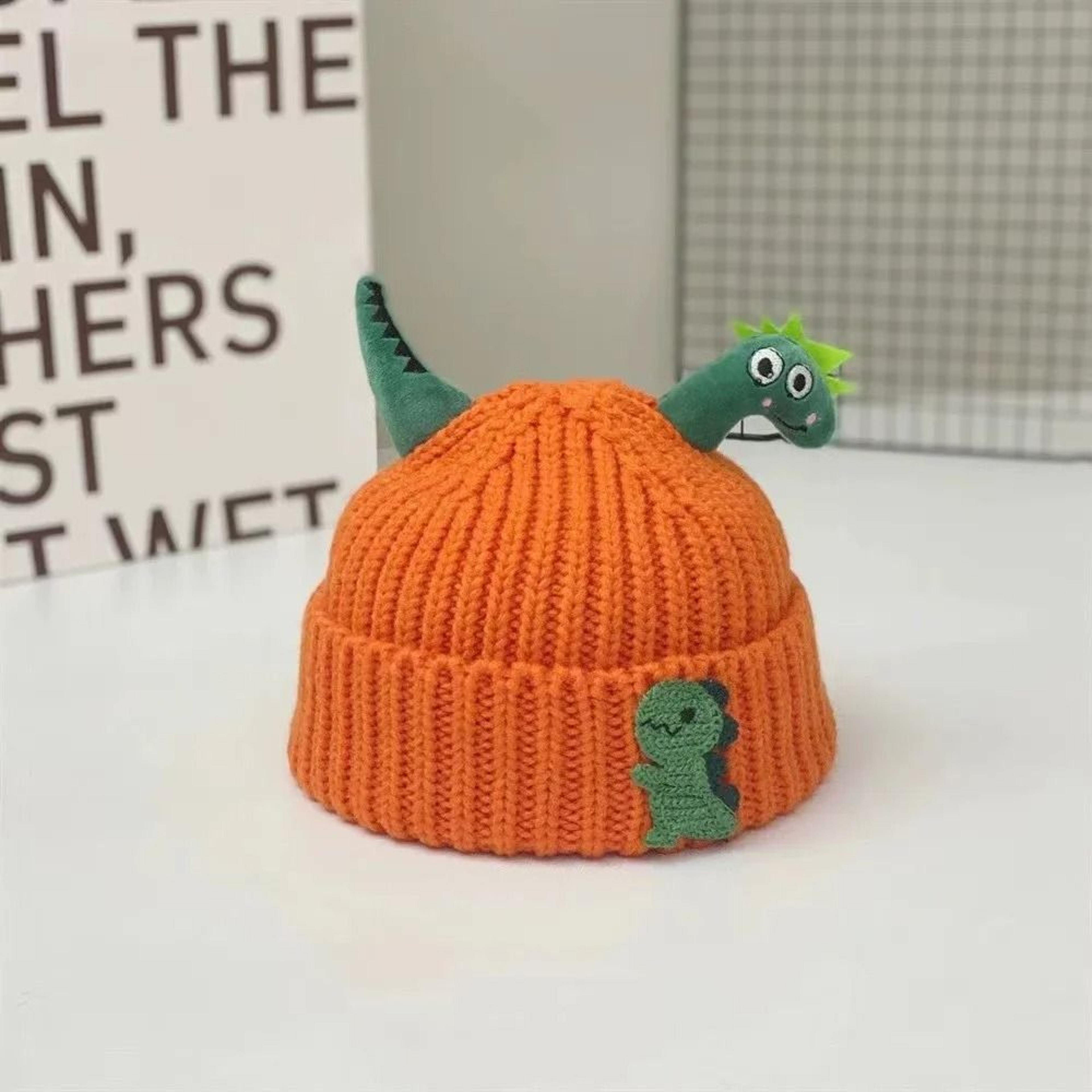 DinosaurKinetic Knitted Beanie  Premium Thicken Woolen Crochet Bonnet For Children 7