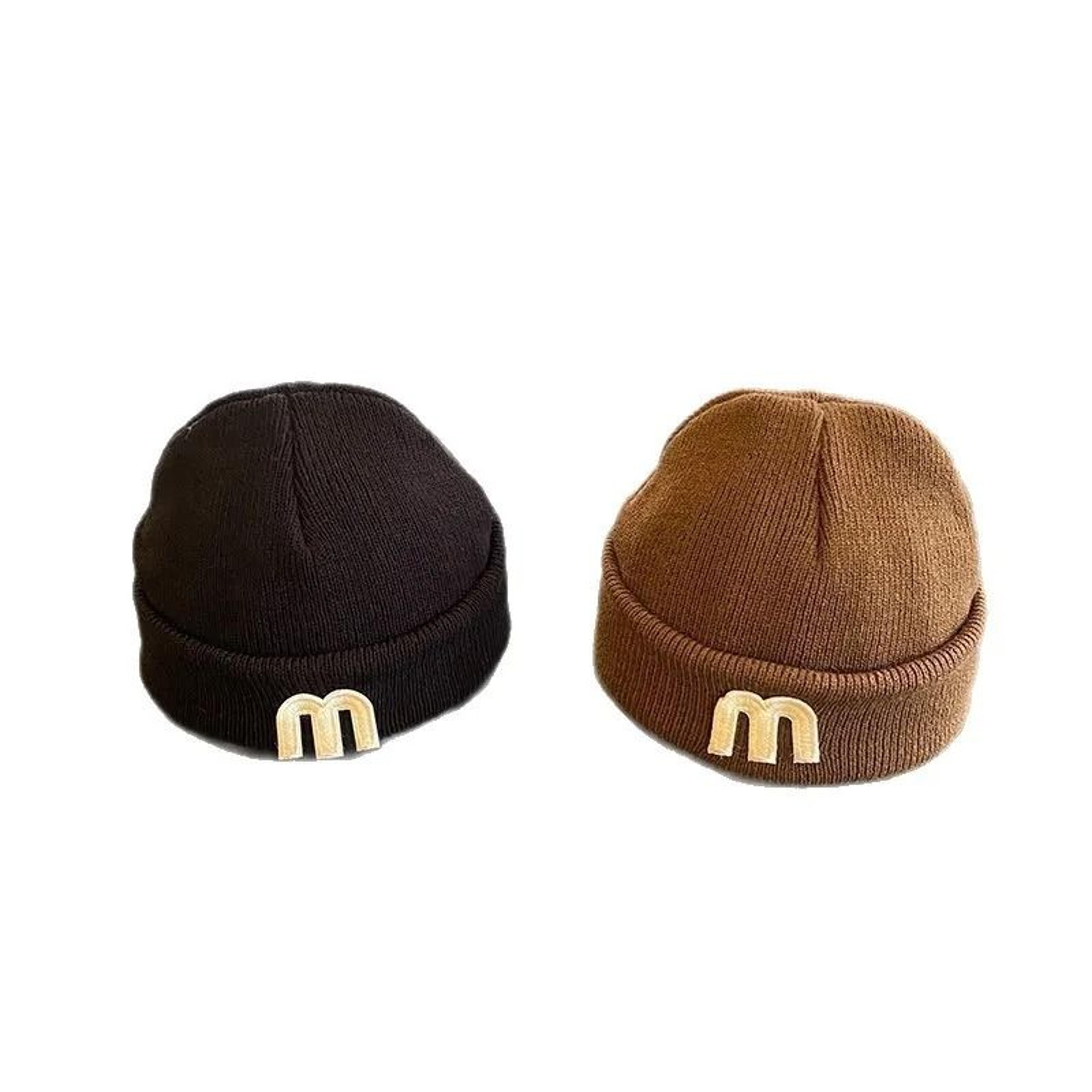KoreanStyle Letter Knit Beanie  Premium Woolen Skull Cap For Infants 4