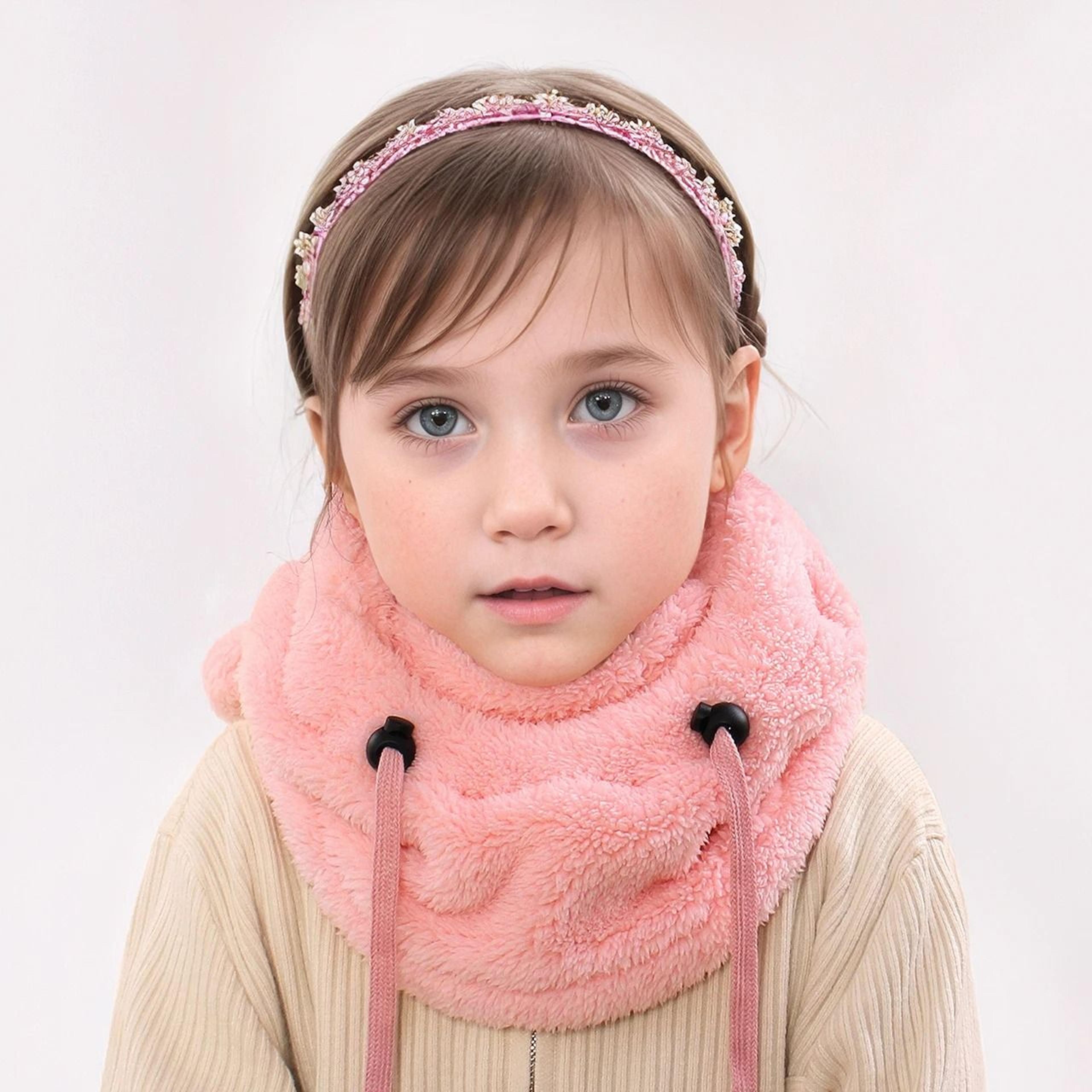 Integrated Bear Balaclava System  Premium Childrens Thermal Headgear  Plush Scarf 4
