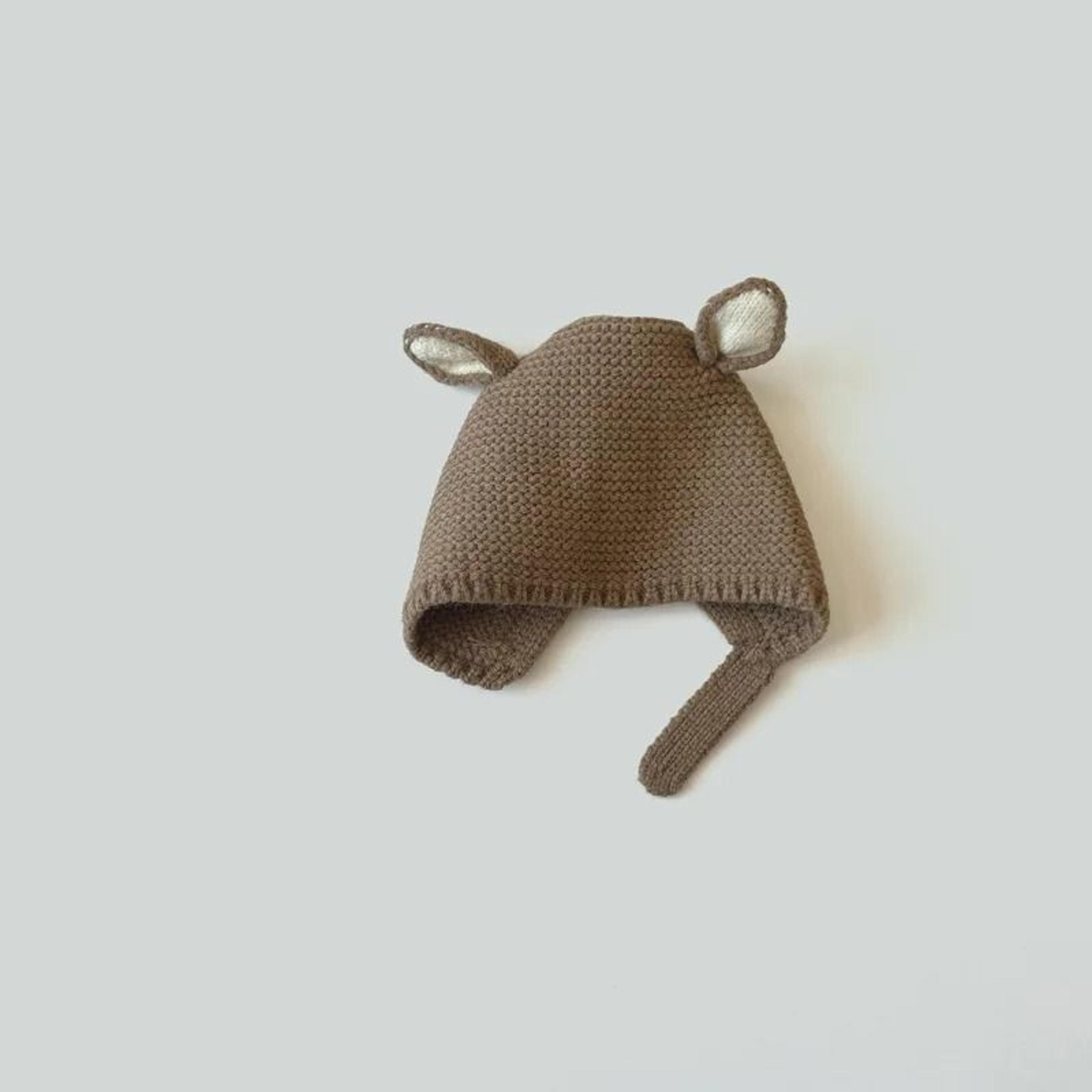 LeporidaeKinetic Knitted Beanie  Premium Rabbit Ear Wool Hat For Infants 9