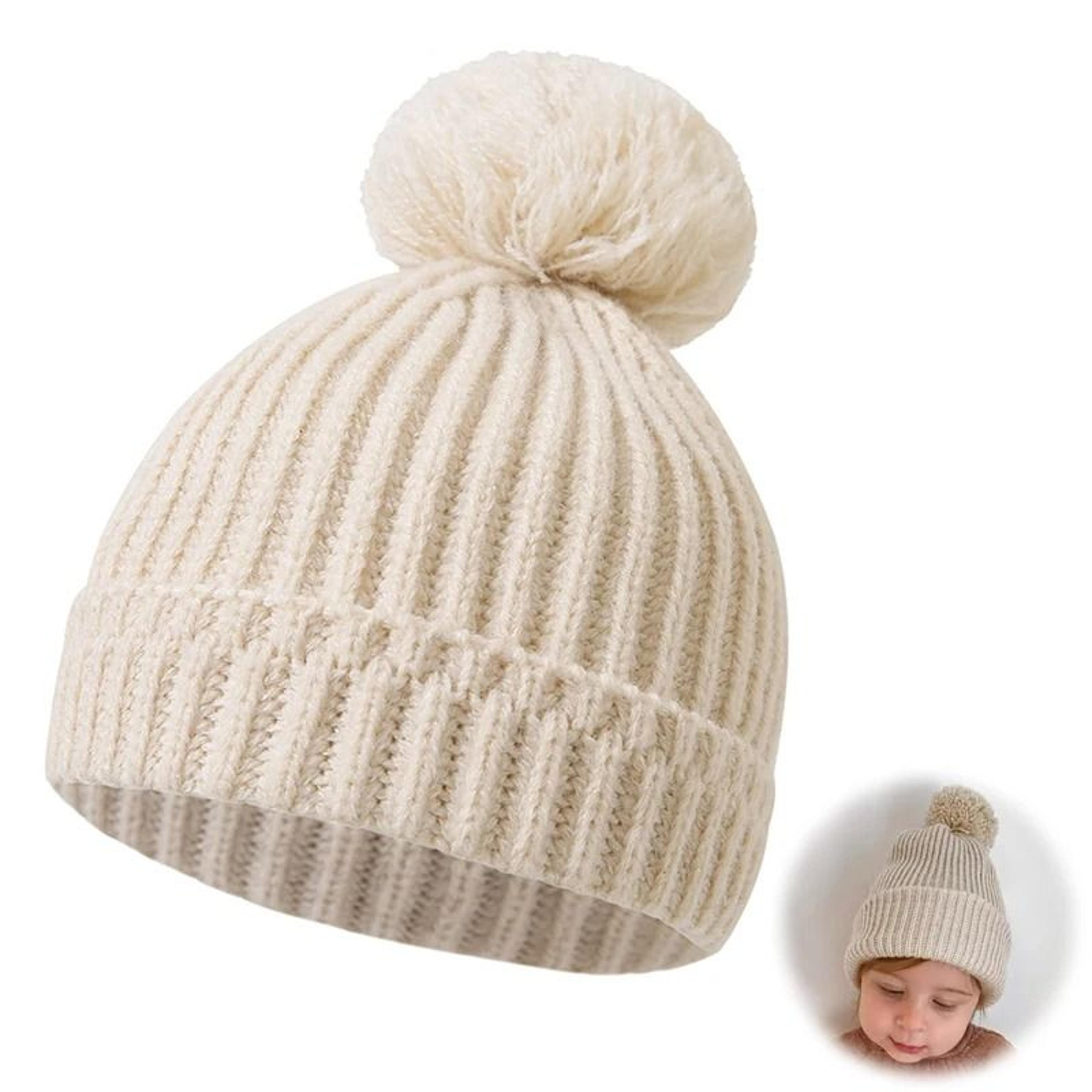 Elite Pompom Crochet Beanie  Premium Knitted Thermal Headwrap For Newborns 1