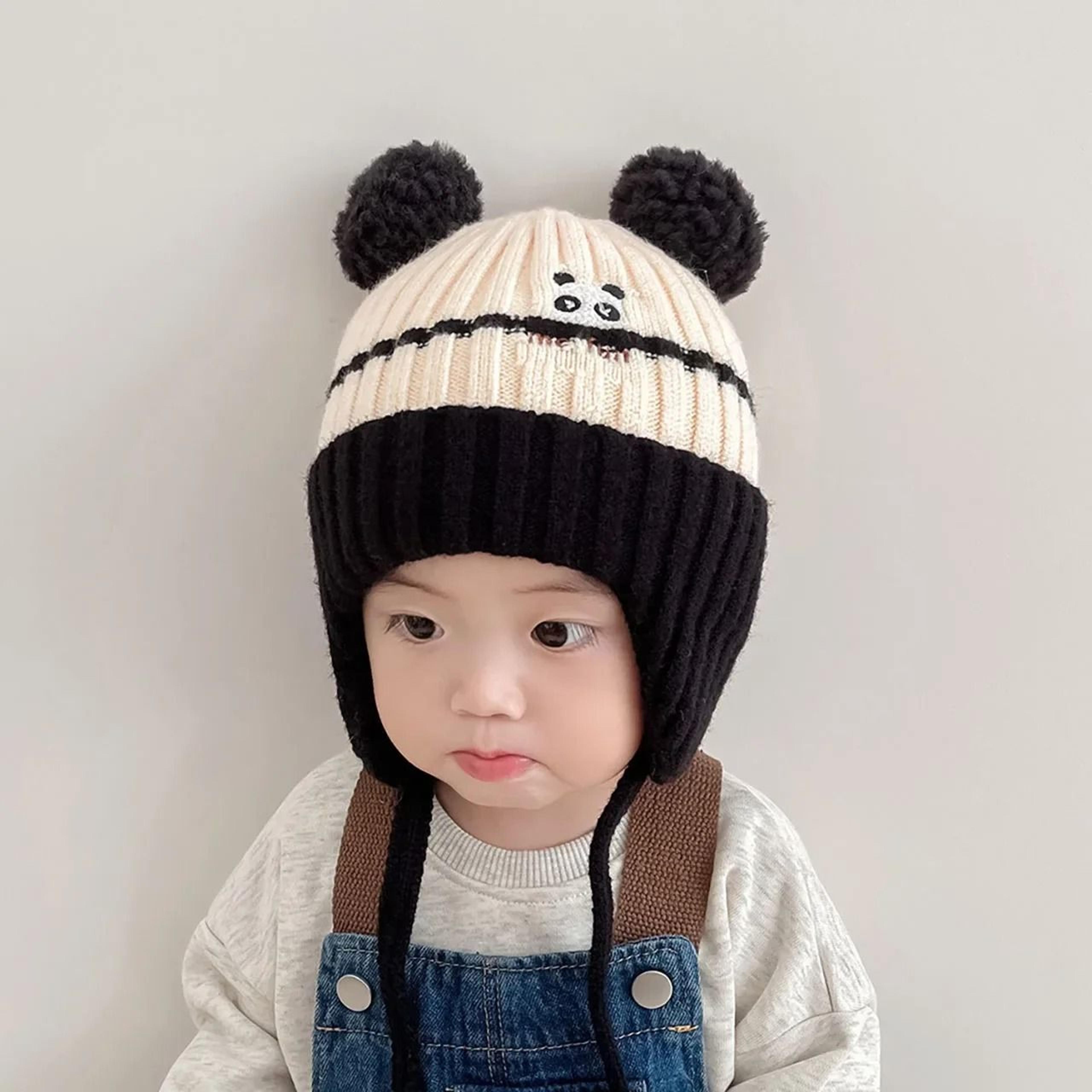 CartoonKinetic Lacing Beanie  Premium AntiCold Knitted Hat For Toddlers 9