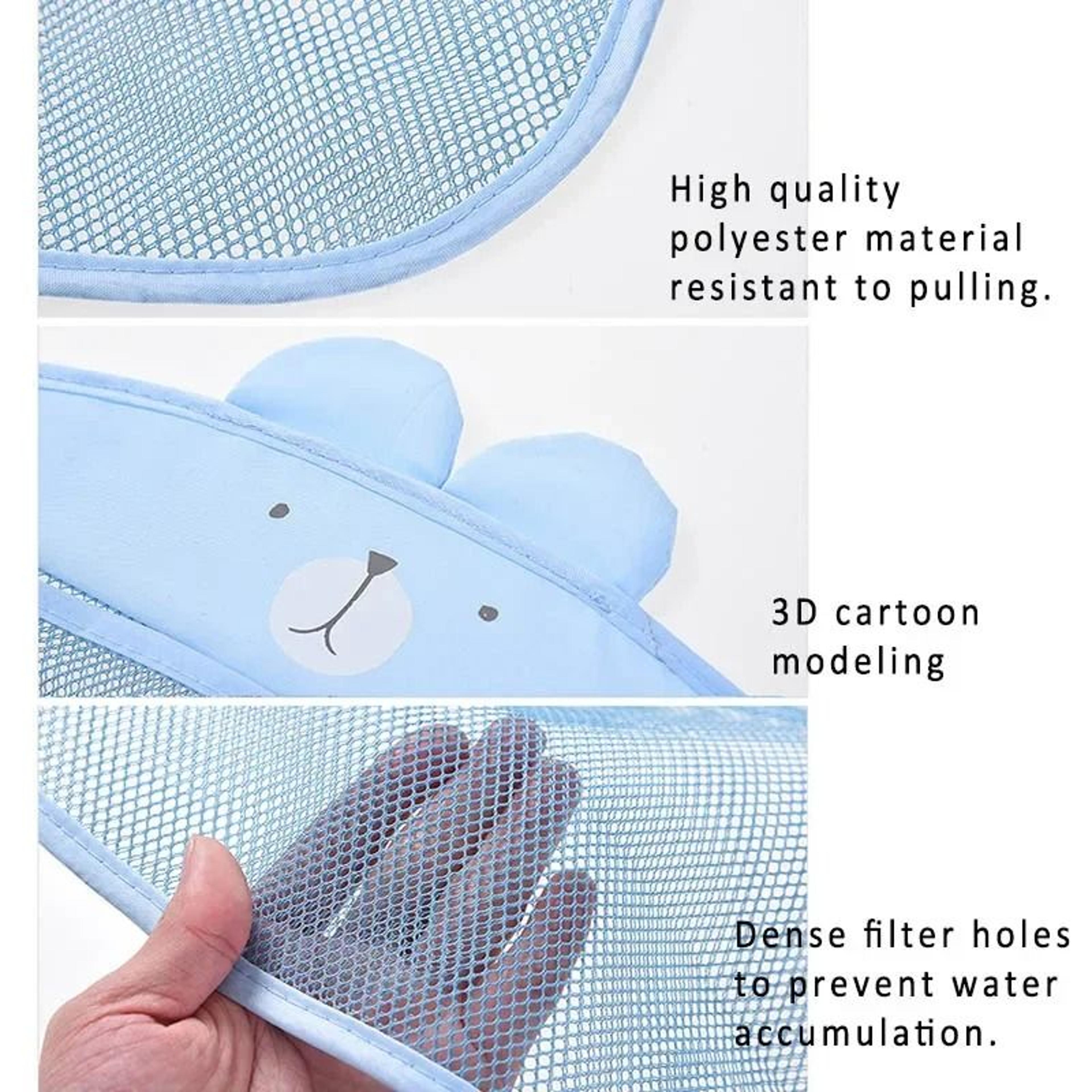 HydroKinetic Bathroom Mesh Organizer  Premium Cartoon Animal Bath Toy Storage 4