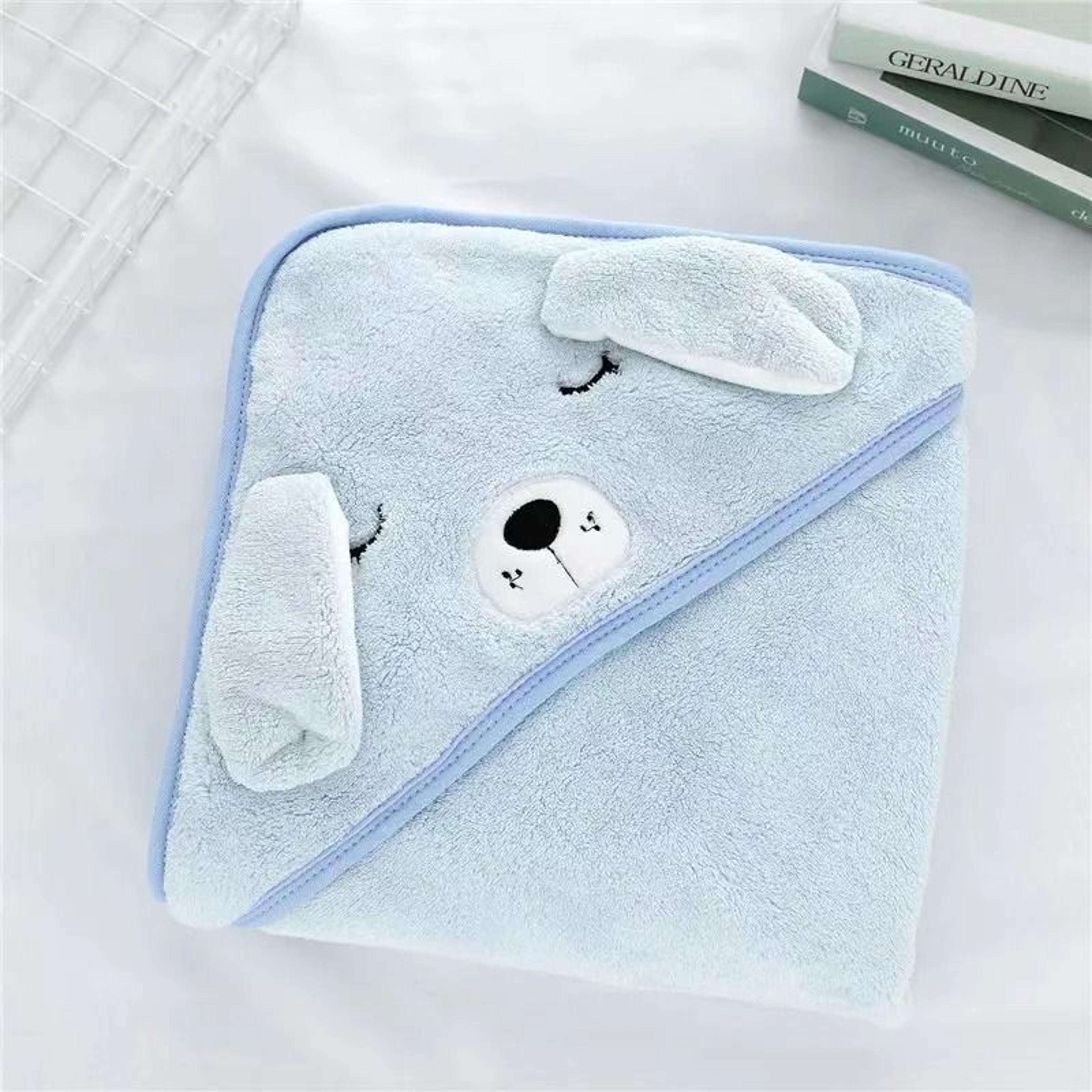 HydroKinetic Hooded Cape  Premium Coral Velvet Absorbent Bath Towel For Children 9