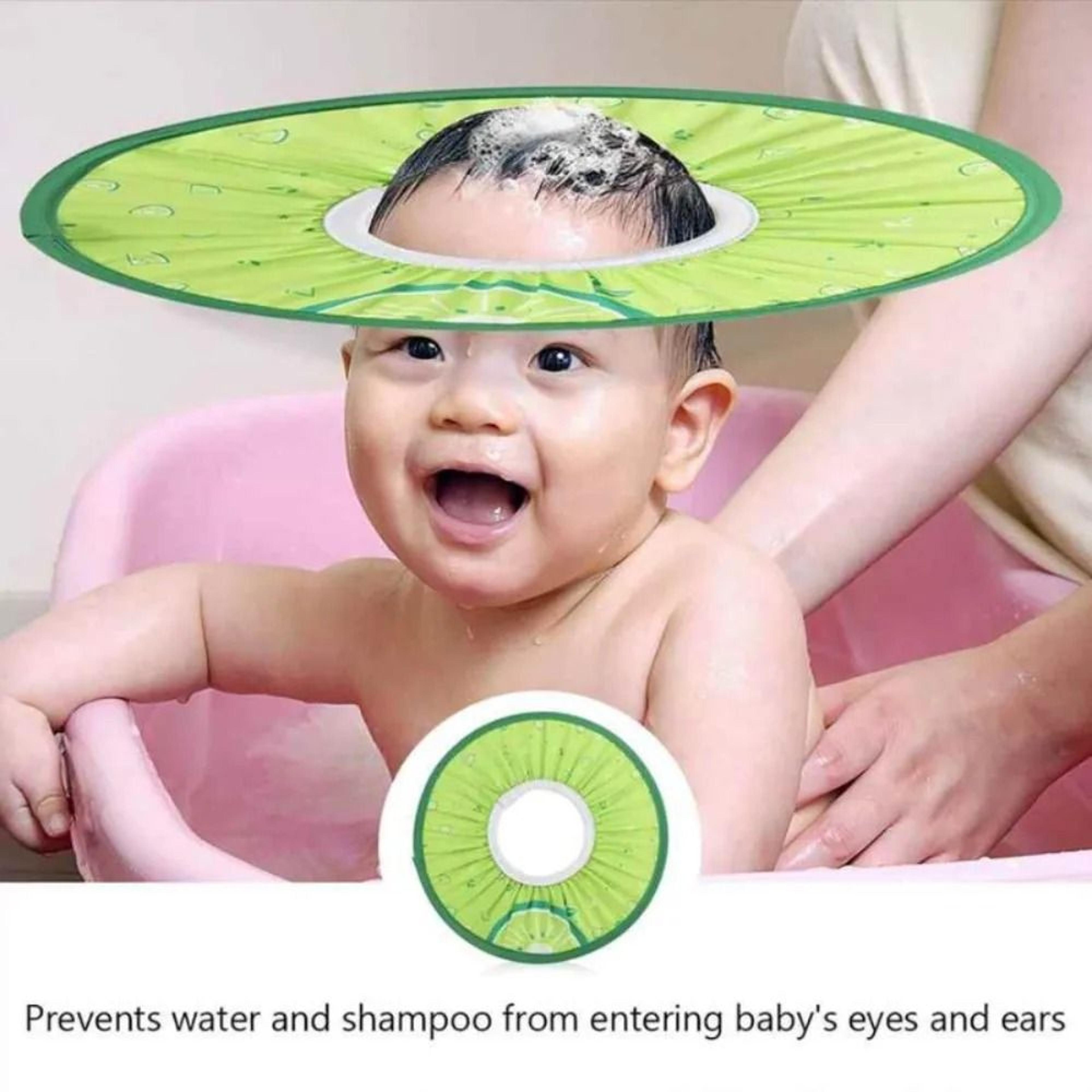 Elite Adjustable Shampoo Shield  Premium EarProtection Bathing Cap For Infants 1