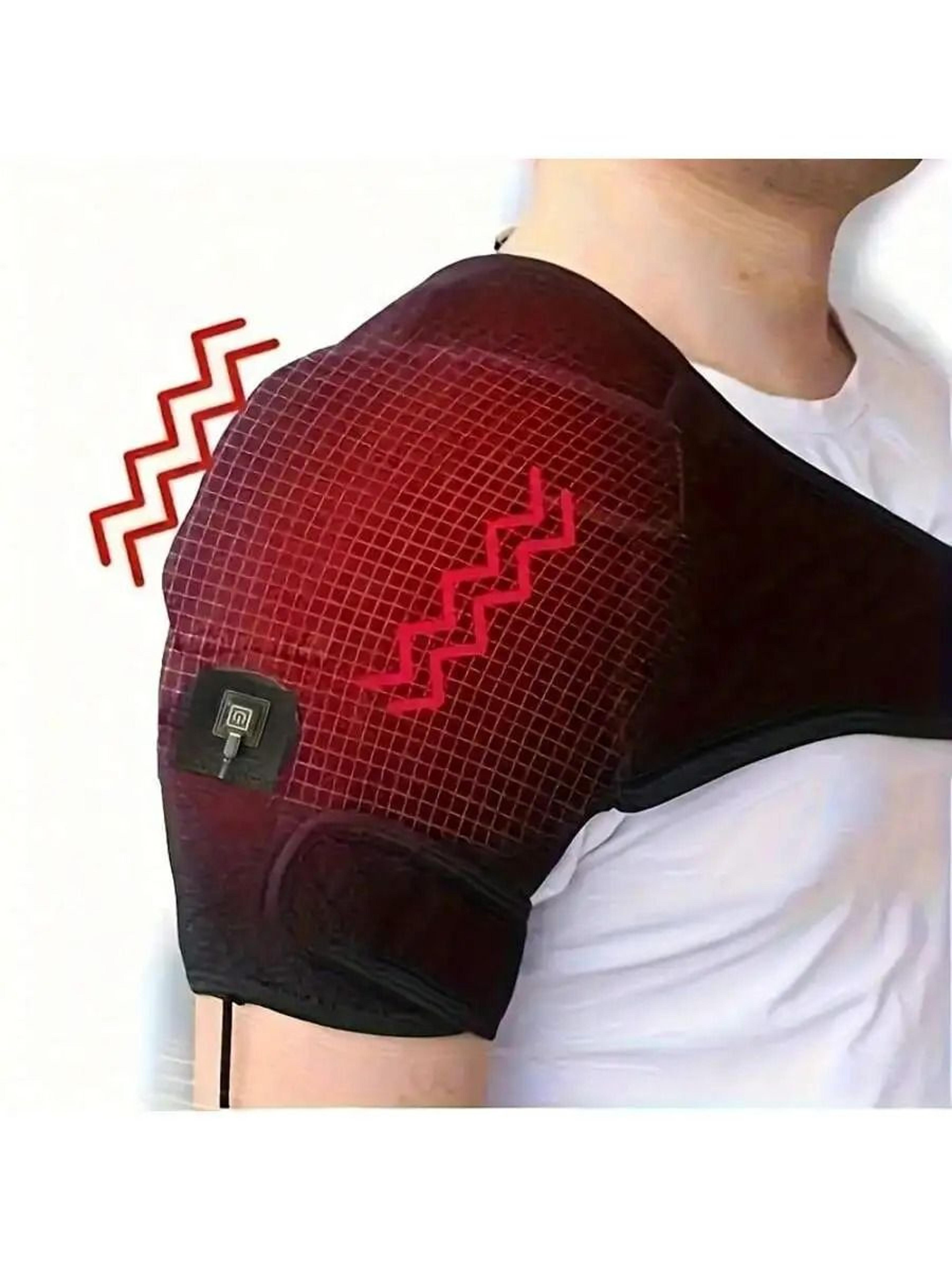 USB Electric Heating Shoulder Brace  Premium Adjustable Thermal Massage Support 6