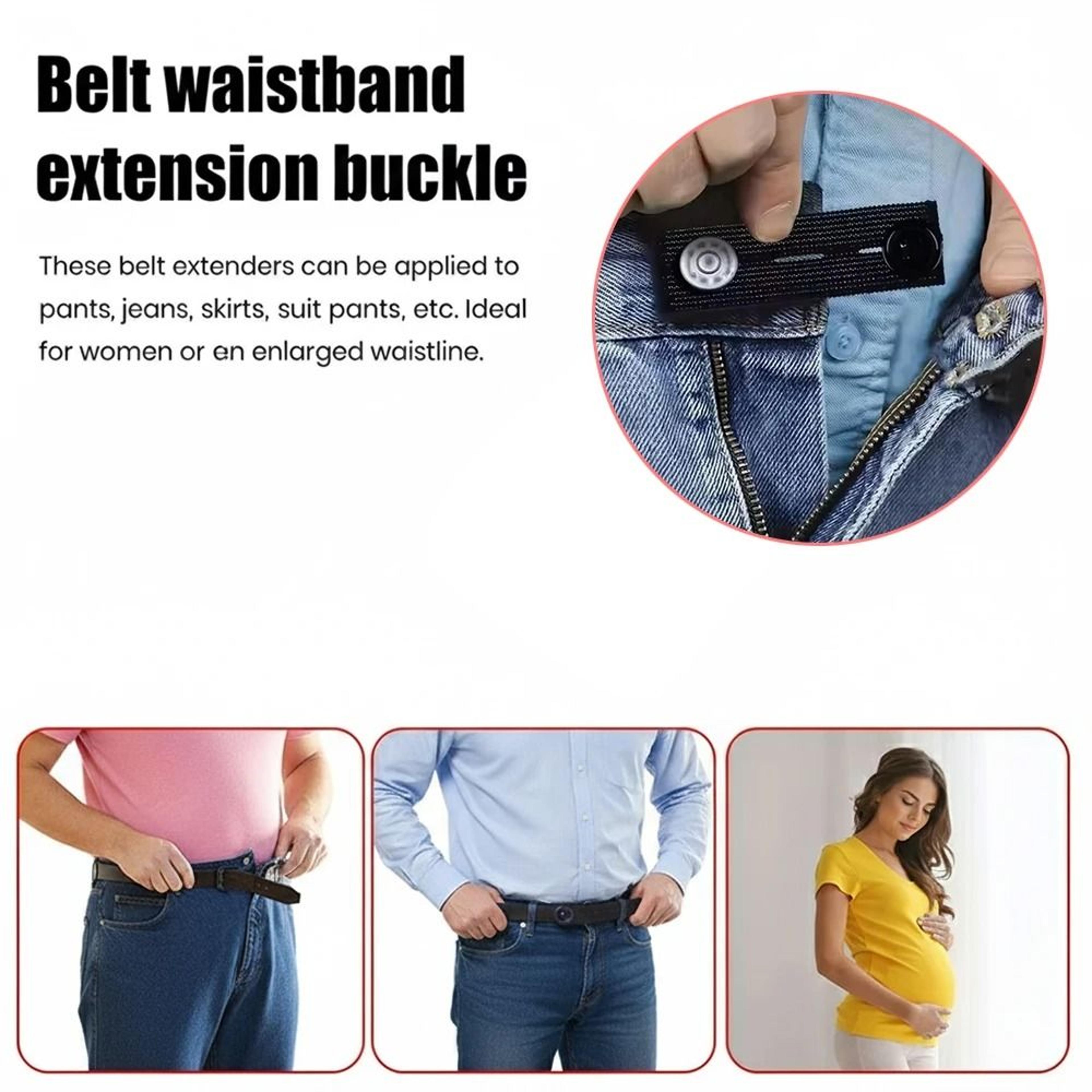ComfortFlex Waist Extender System  Premium Unisex Pant  Denim Expansion Kit 2
