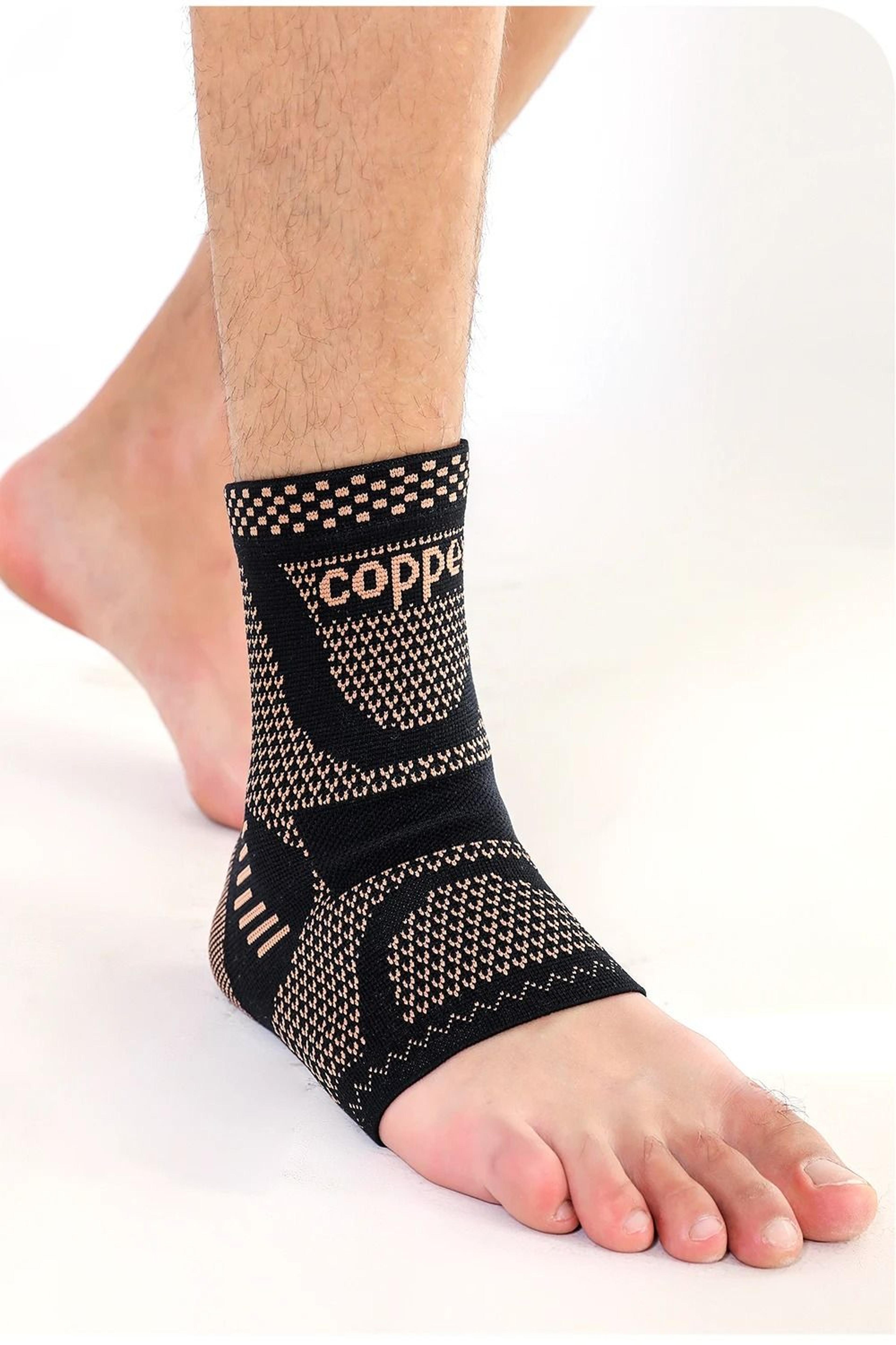 CopperInfused AeroCompression System  Premium Recovery Ankle Support Sleeve 6