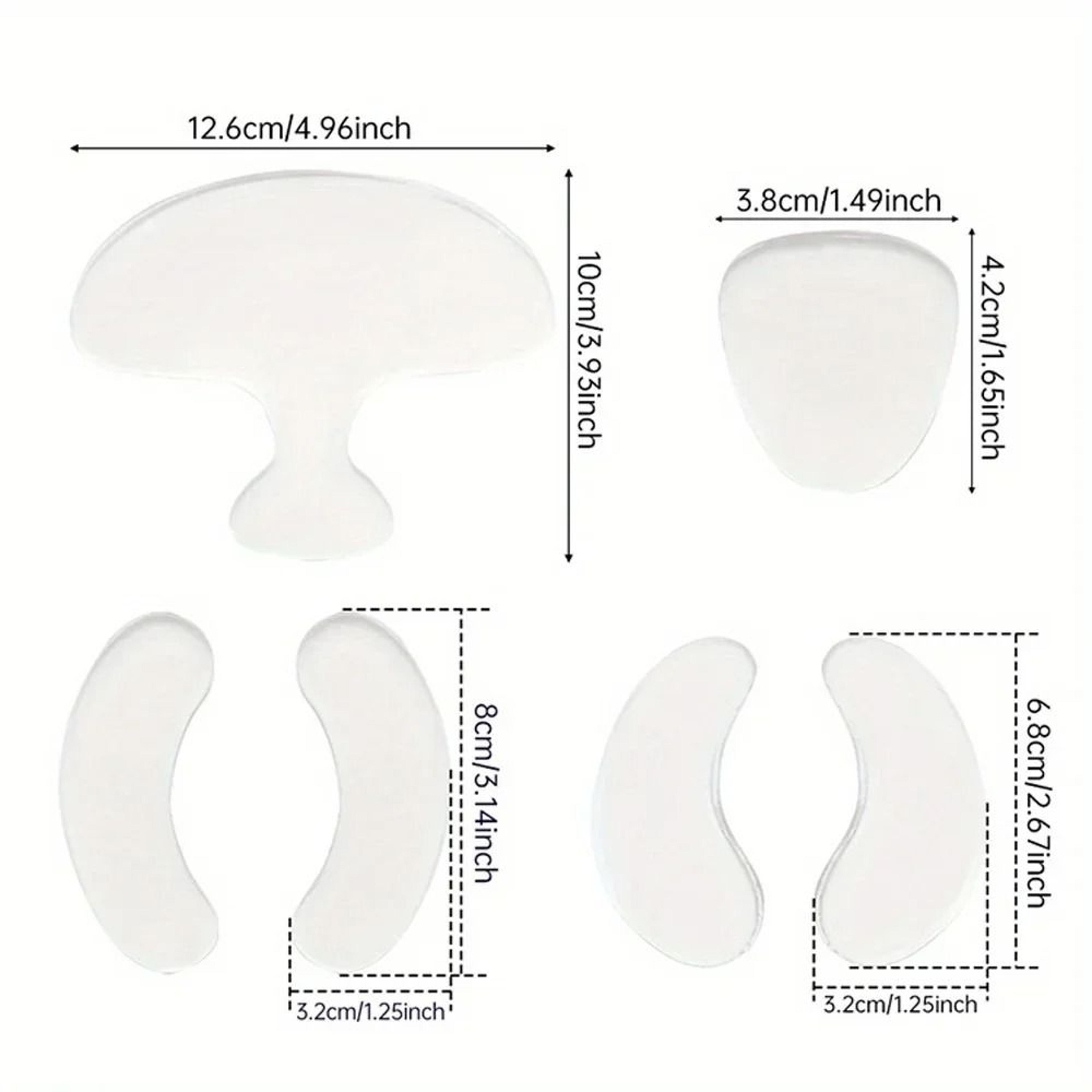 DermaAlign MultiZone Recovery System  Premium 6Piece Reusable Silicone AntiWrinkle Set 3