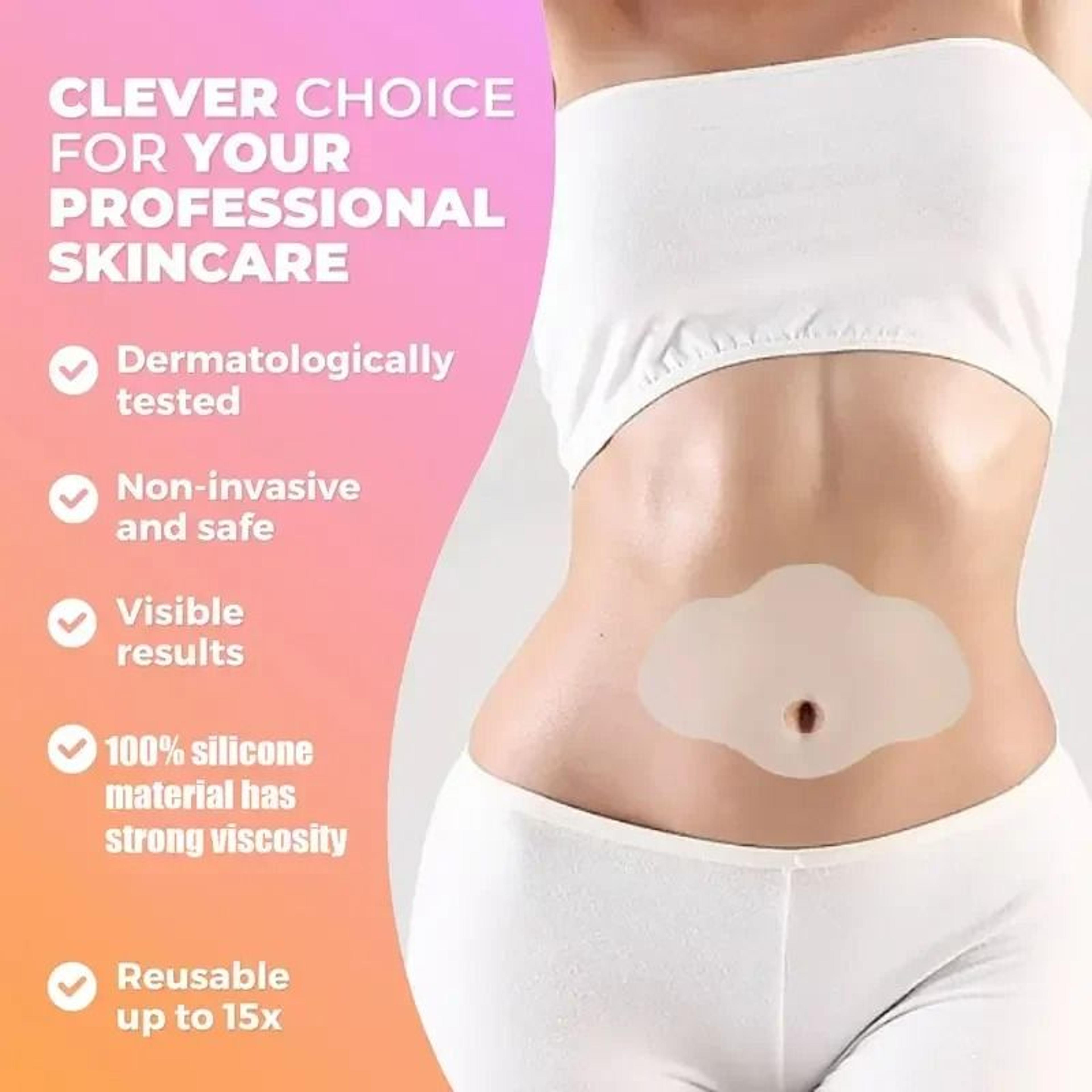 DermaCore Abdominal Recovery System  Premium Reusable Silicone Belly Pad For Stretch Marks  Scars 1