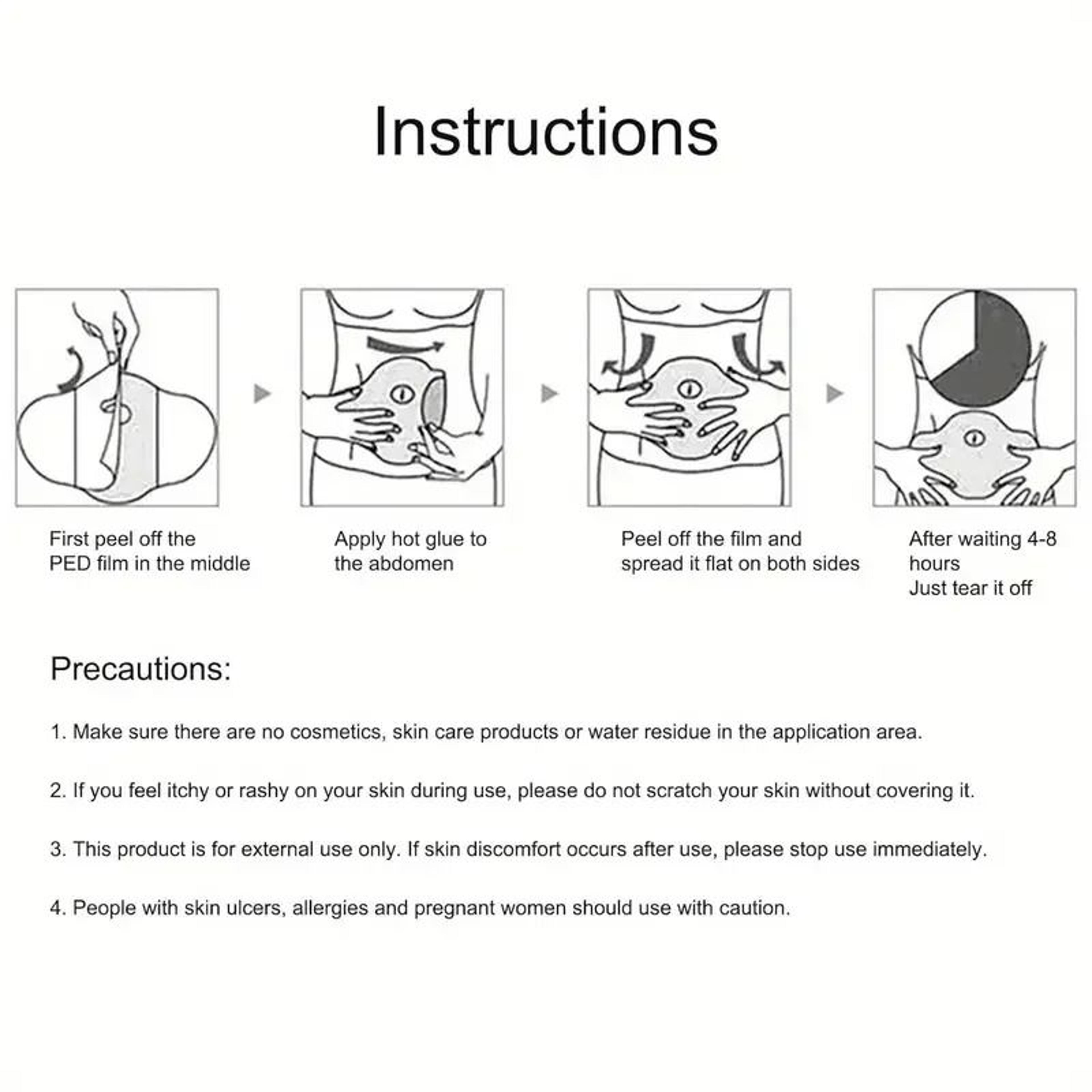 DermaCore Abdominal Recovery System  Premium Reusable Silicone Belly Pad For Stretch Marks  Scars 5