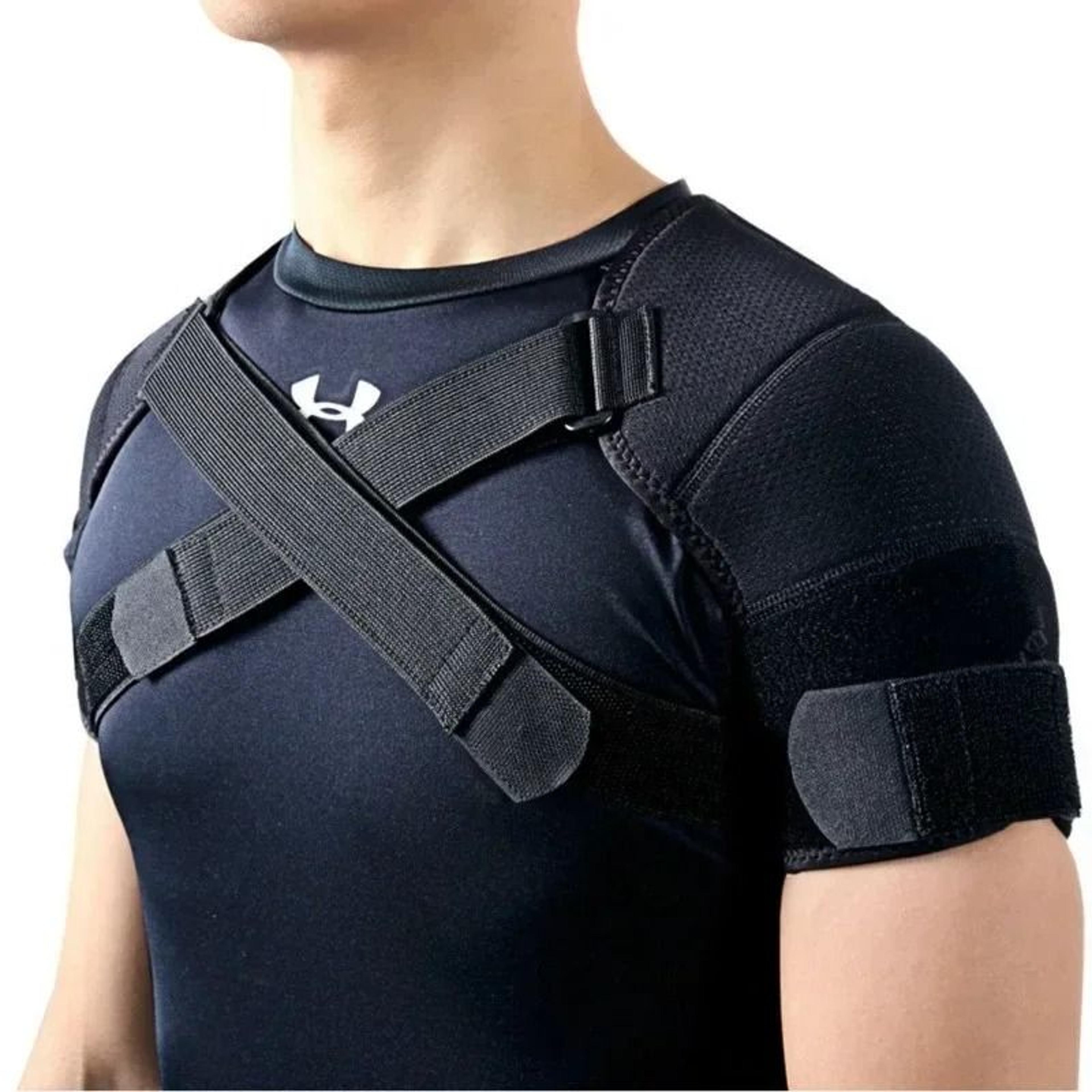 Double Shoulder Warm Compression Recovery Wrap For Rotator Cuff And Tendonitis Relief 6