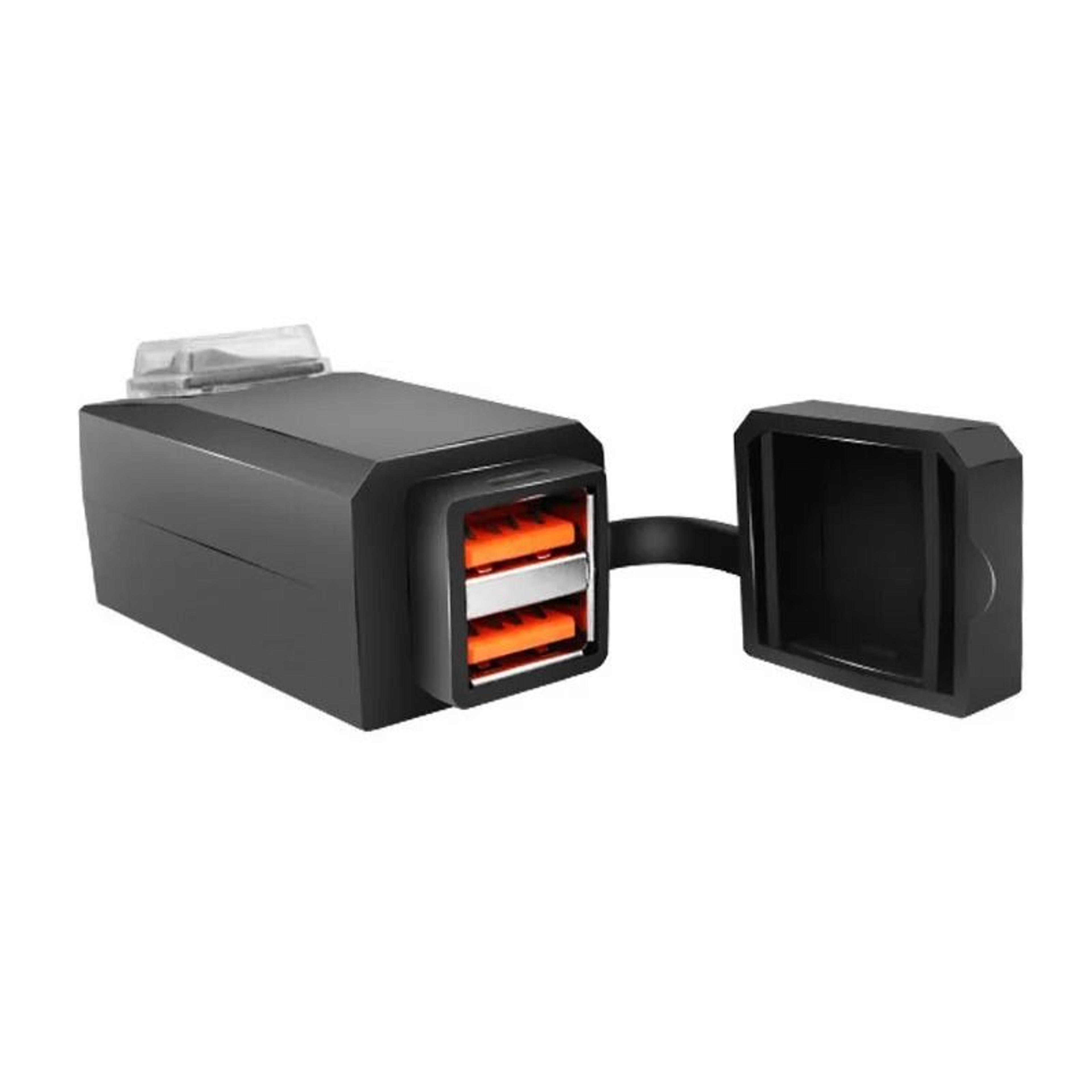 QC30 Dual USB Waterproof Motorcycle Handlebar Charger And Quick Charge Power Adapter 4