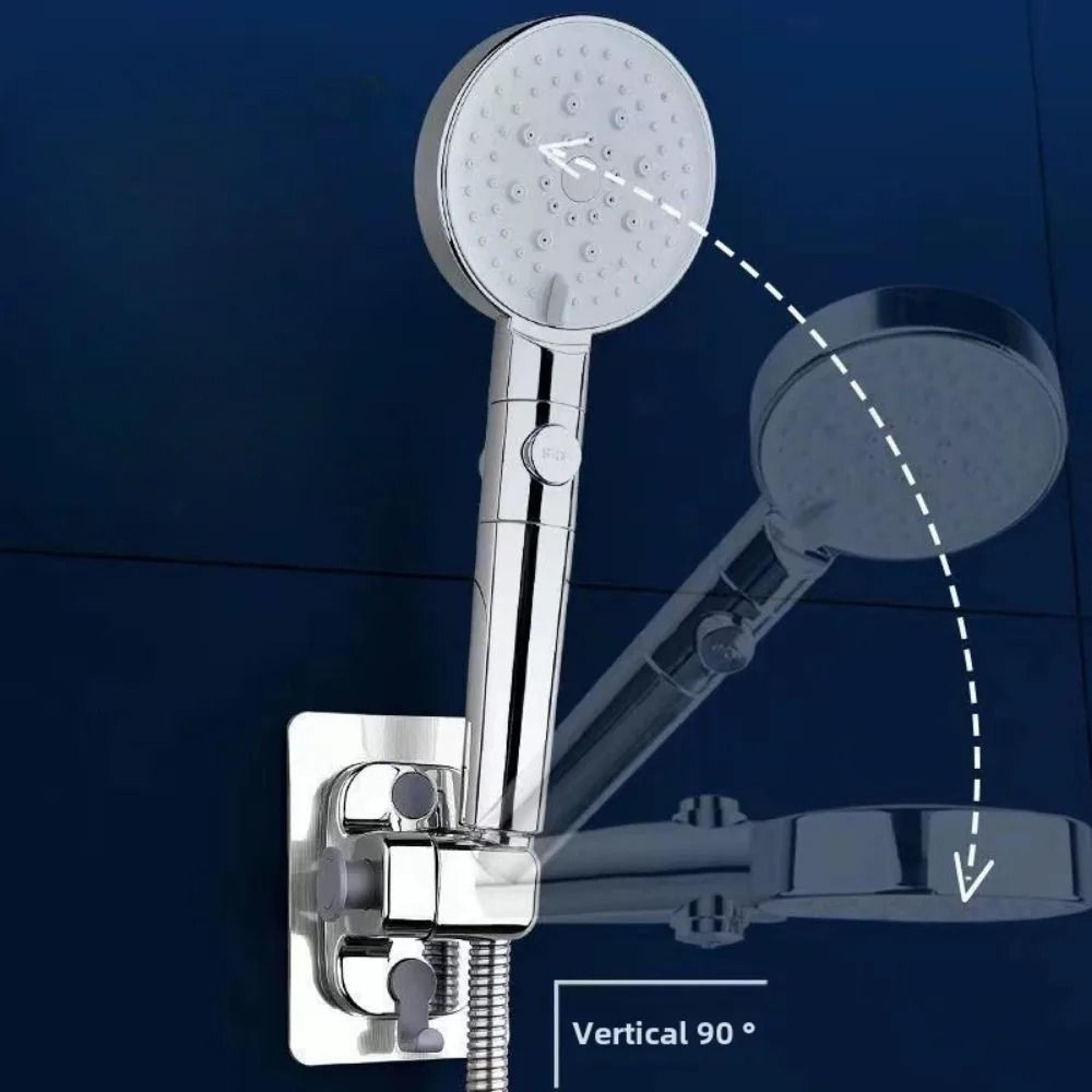 360 Adjustable Shower Head Holder And HighPerformance SelfAdhesive Handheld Bracket 2