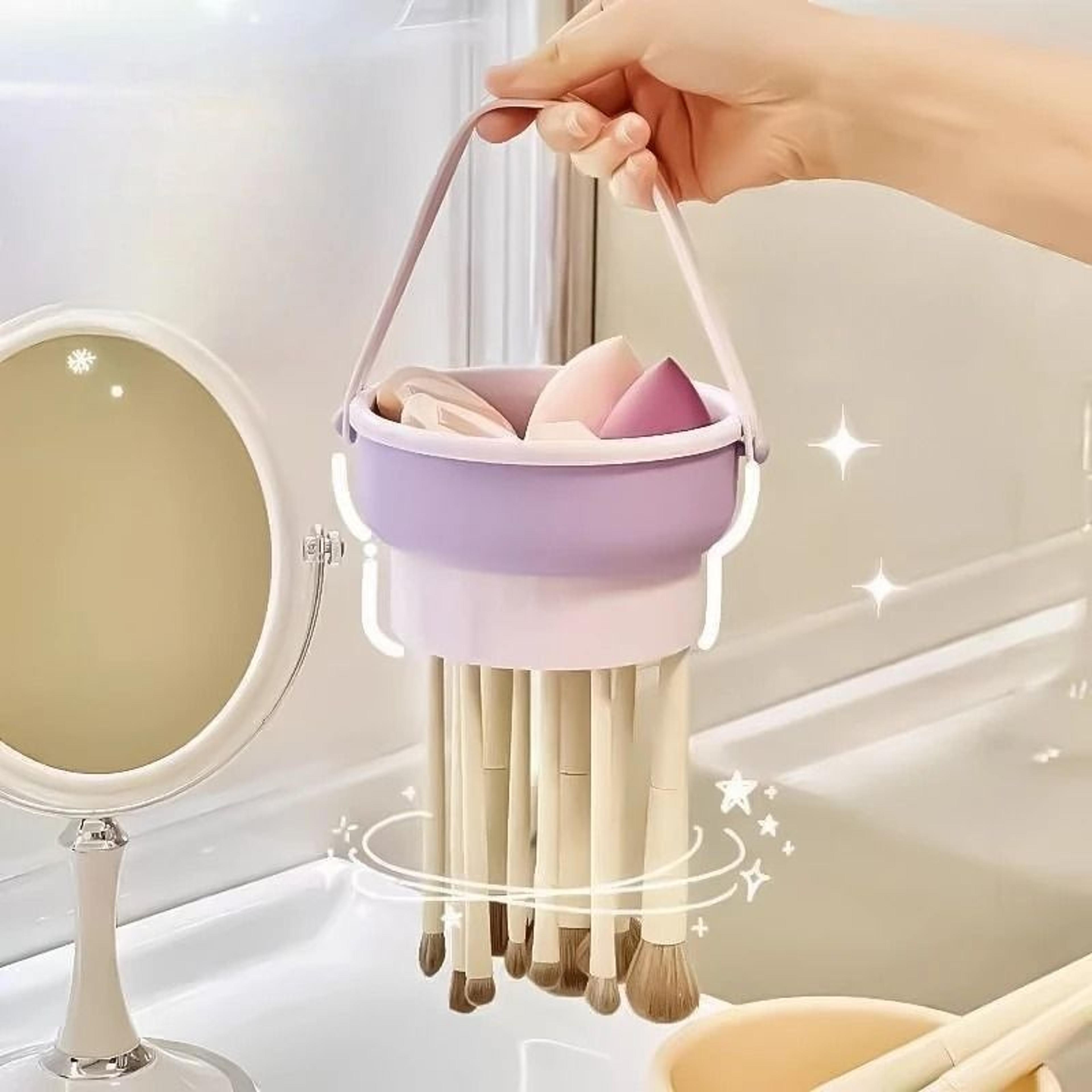 MultiFunctional Makeup Brush Cleaning Bowl And HighPerformance Silicone Drying Architecture 0
