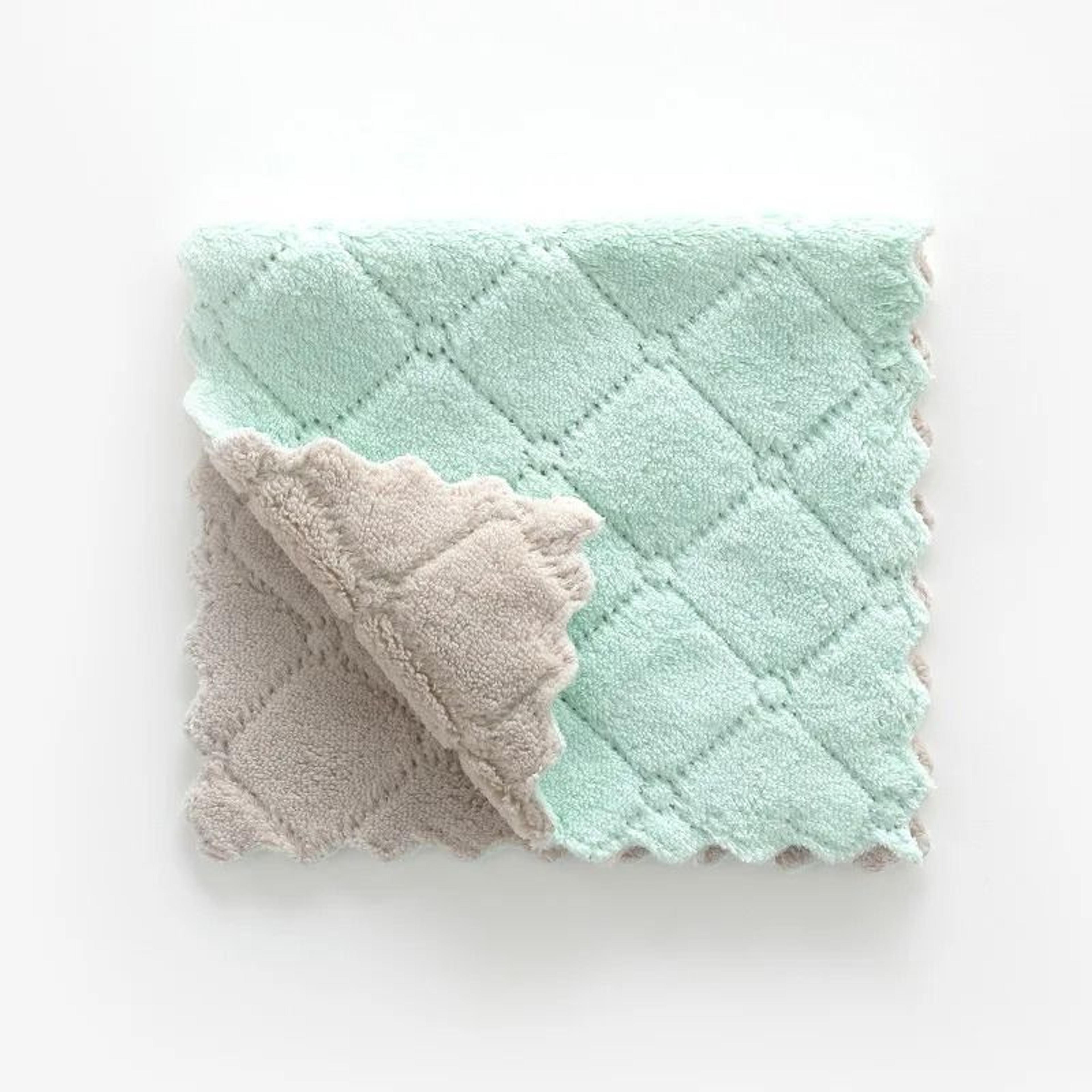 AntiGrease Microfiber Fish Scale Wiping Cloth 10