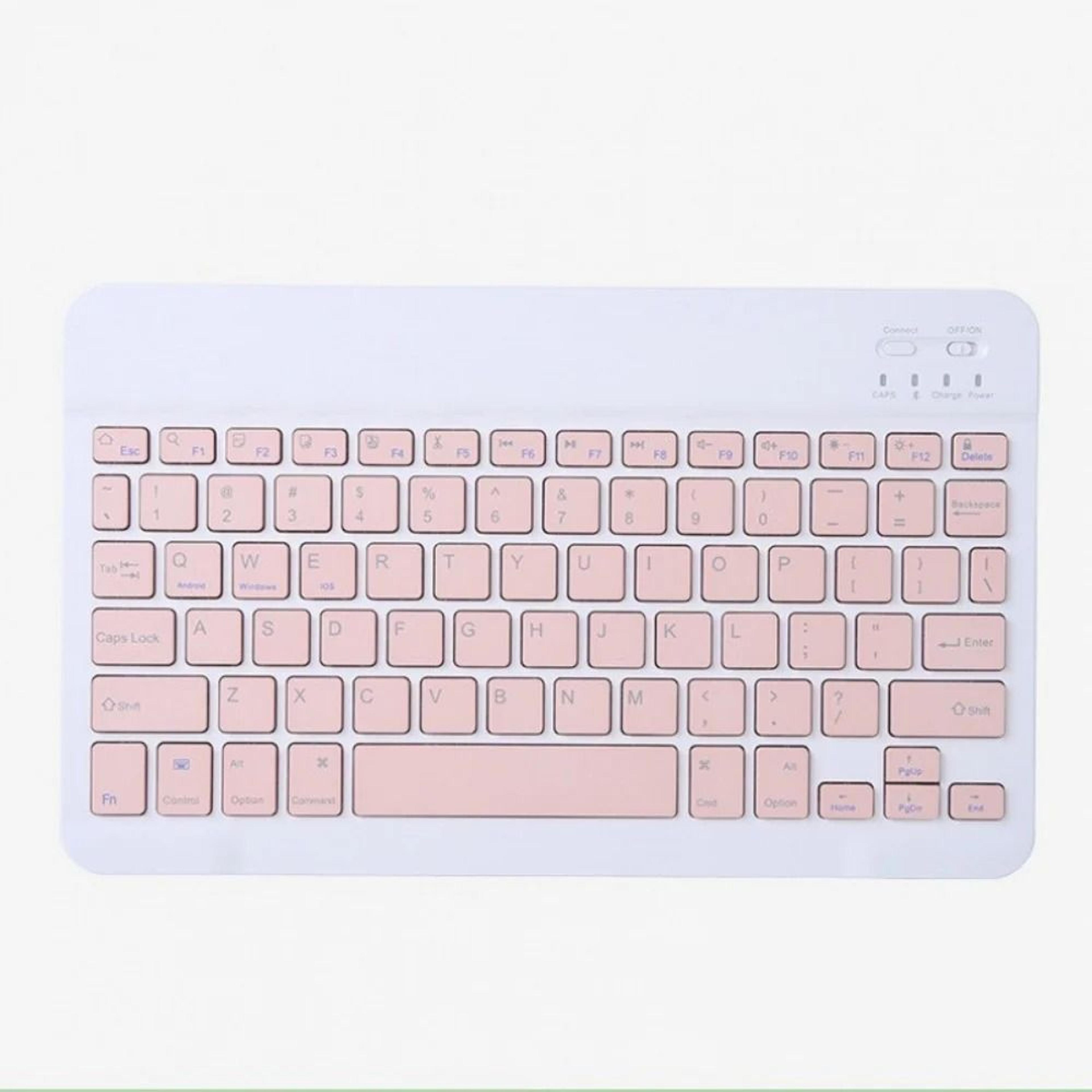 Rechargeable Mini Bluetooth 50 Wireless Keyboard For IPad Samsung And Xiaomi Tablets 9