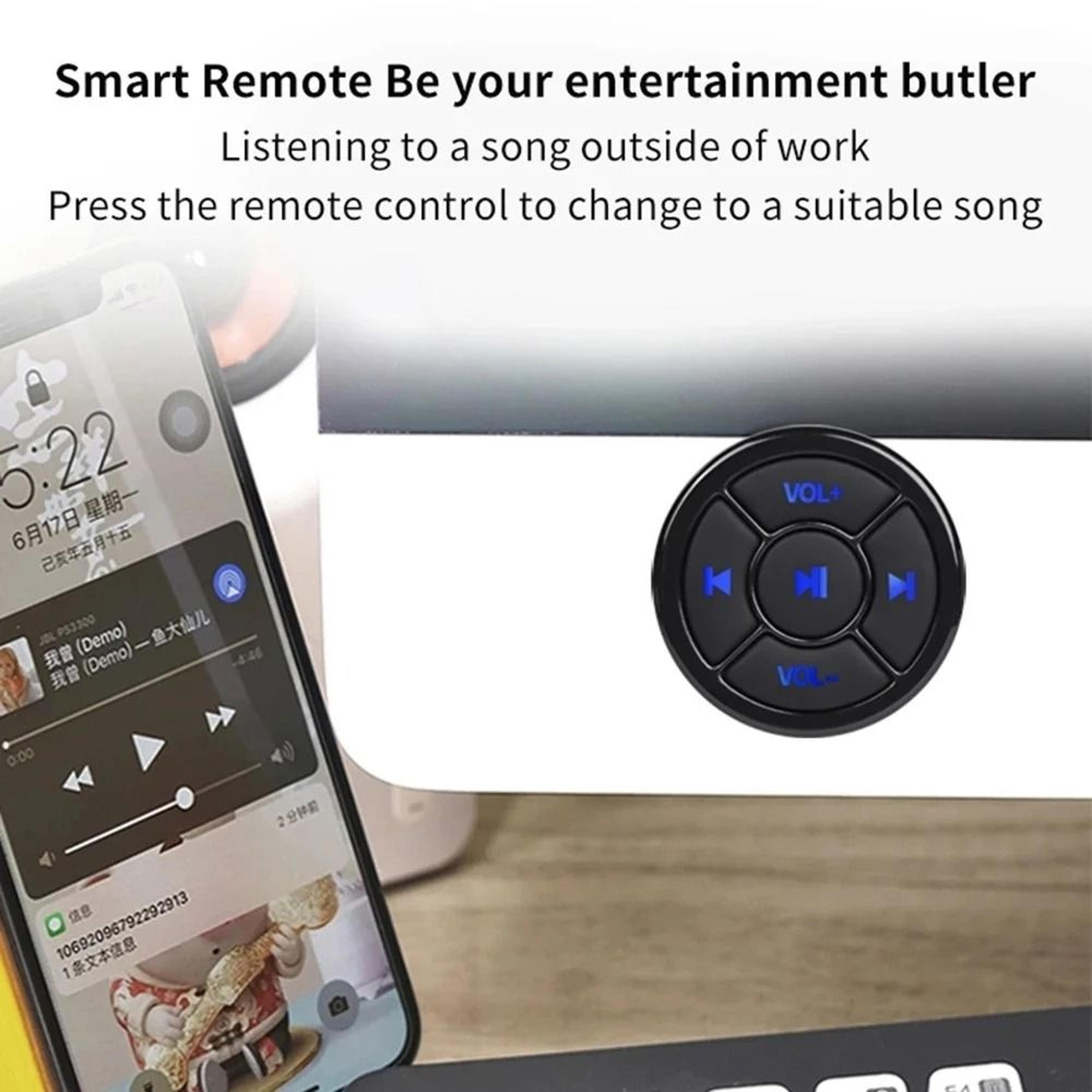 Wireless Bluetooth 50 Universal Steering Wheel Remote Control Hub 4