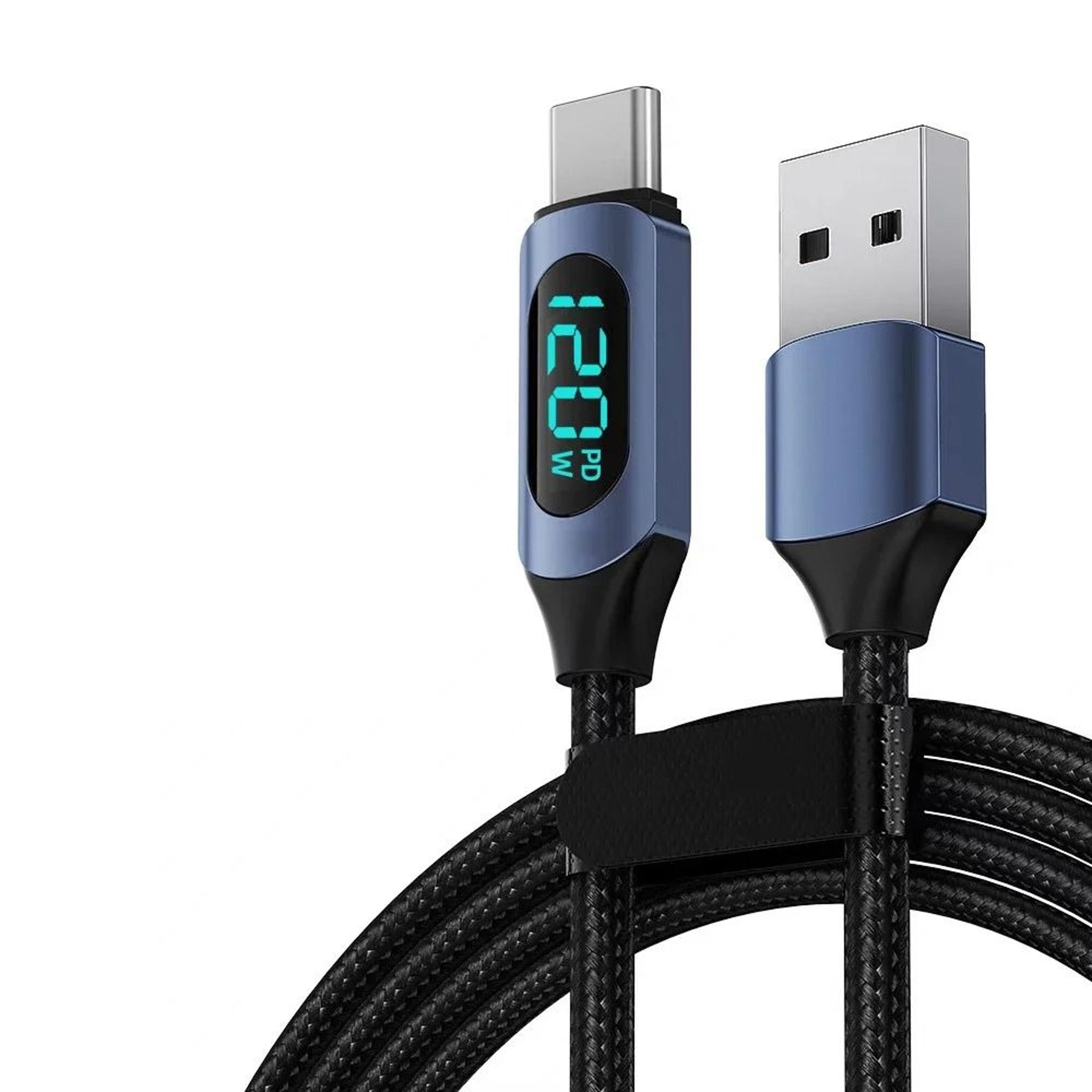 120W HighFidelity MultiLink USBC To USBC And USBA Data Cord 8