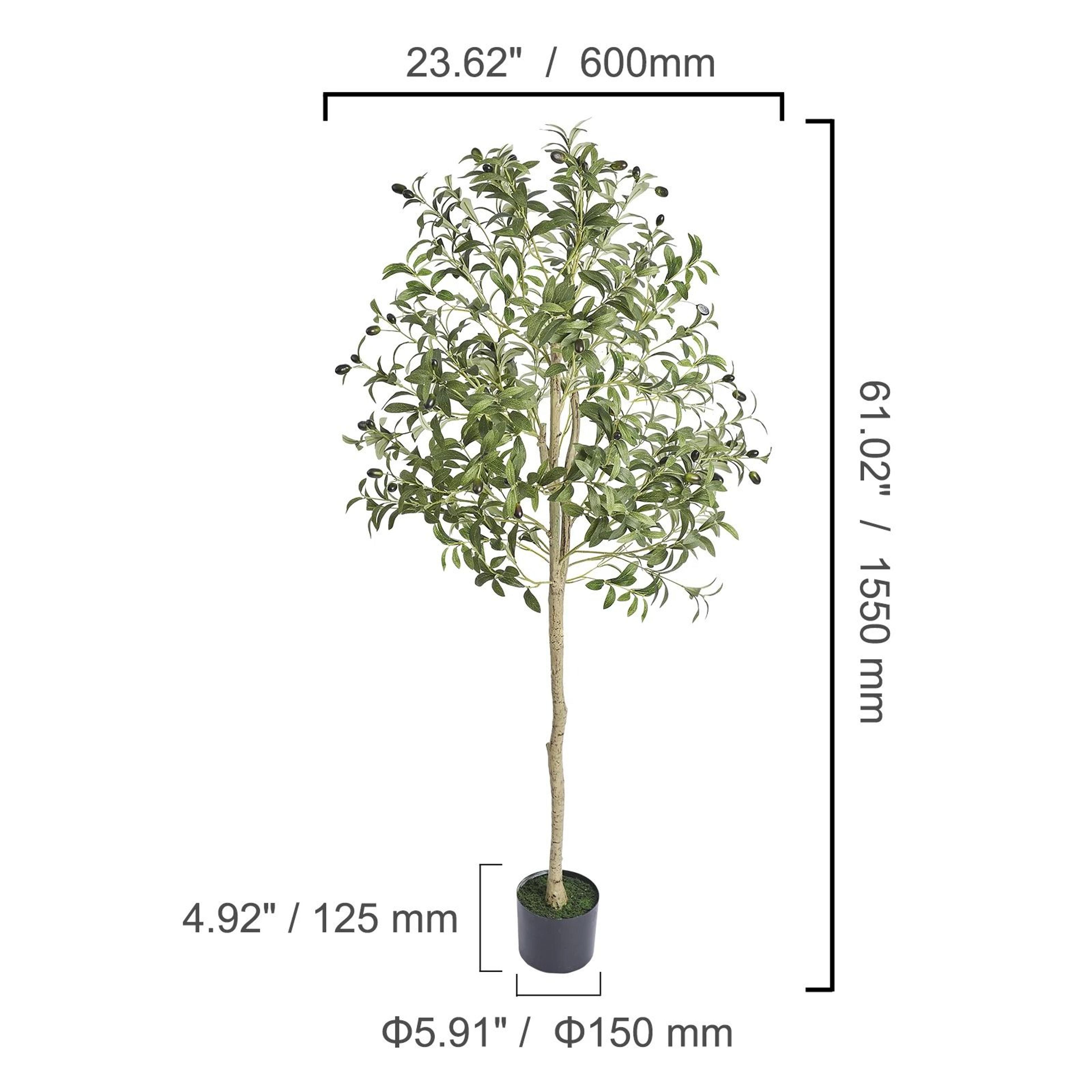 Premium Lifelike Artificial Olive Tree With Mediterranean Elegance 6