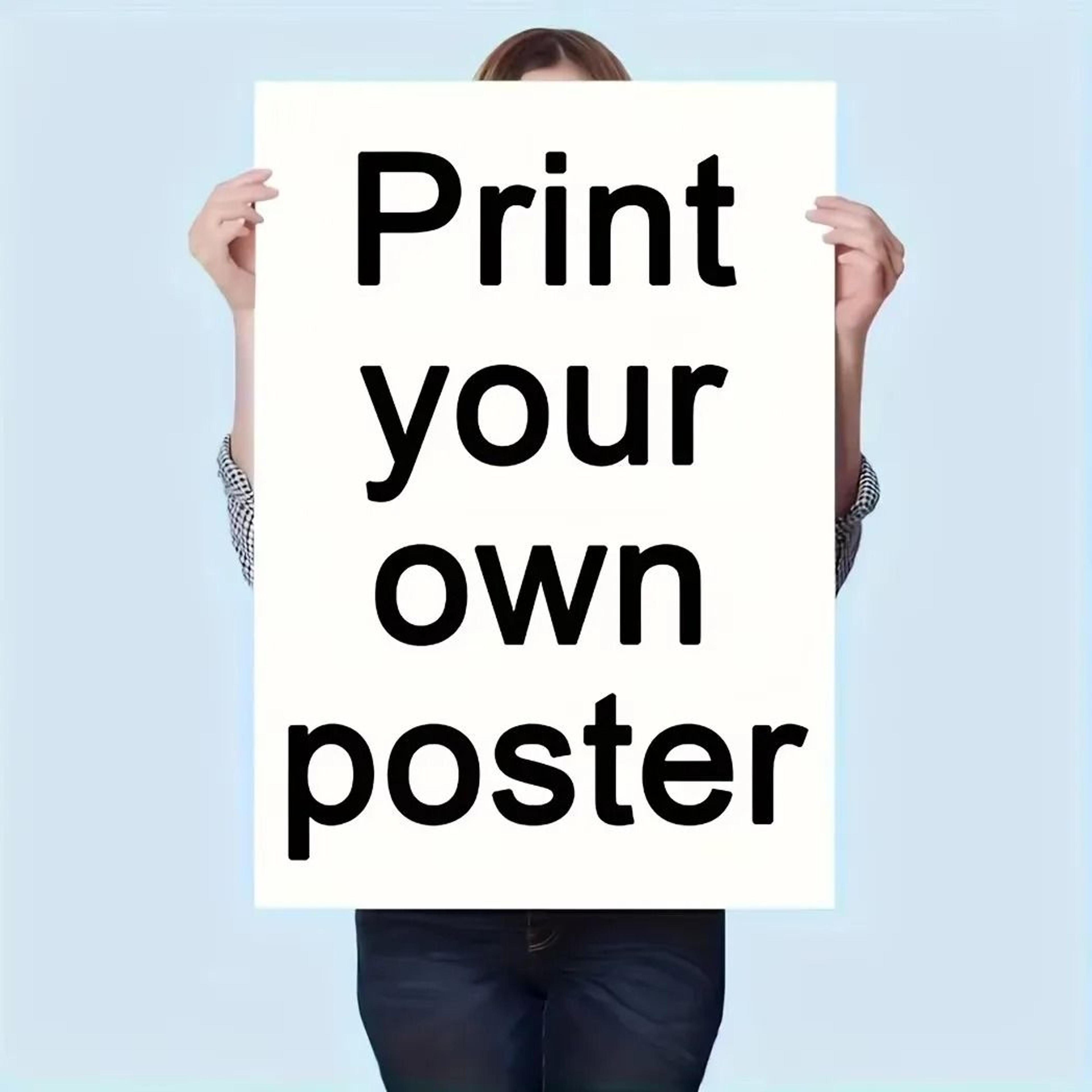 Custom Canvas Printing Personalized Photo Posters For Home Decor 0