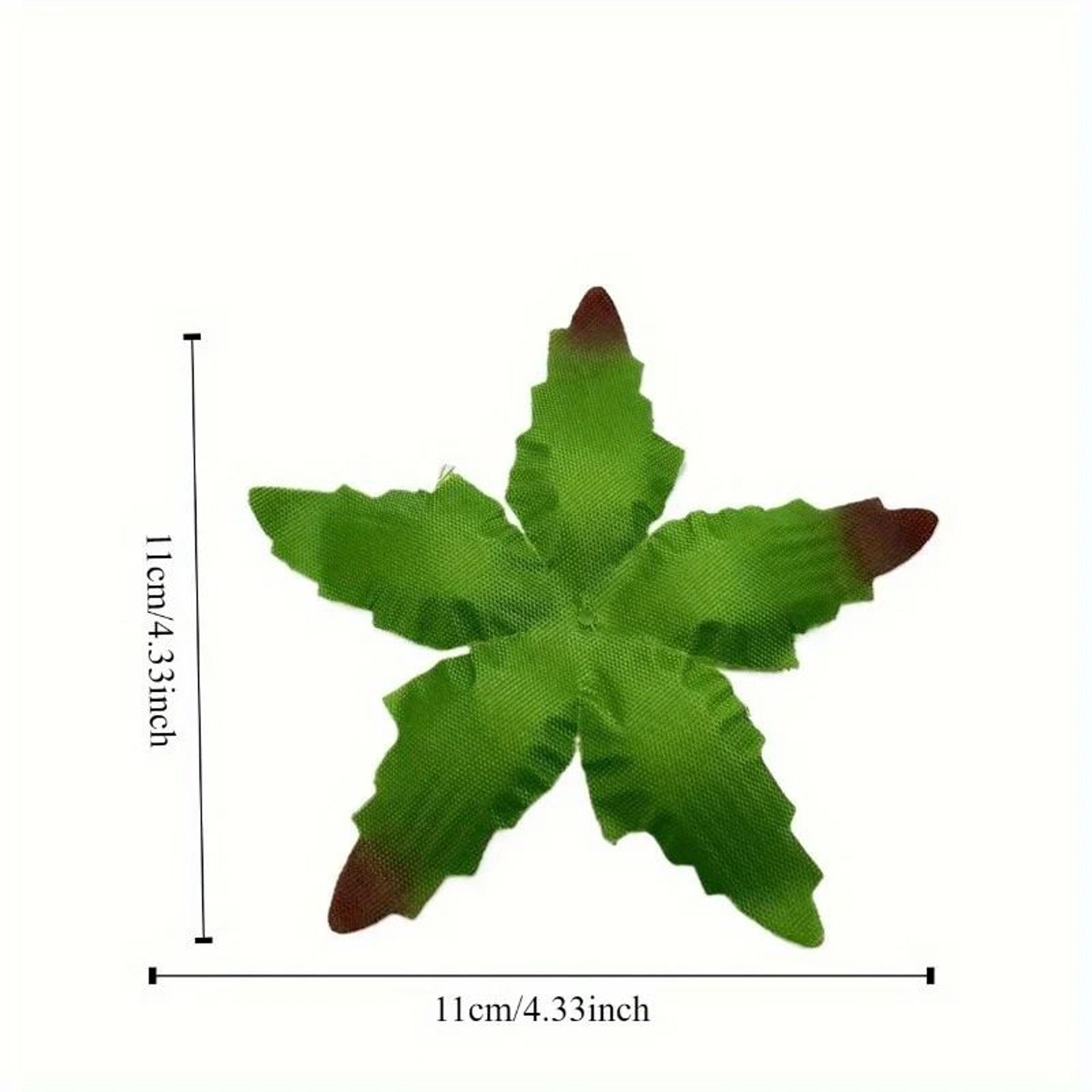 Realistic Simulation Rose Leaf Separators  50100pcs DIY Rose Bouquet Accessories 2