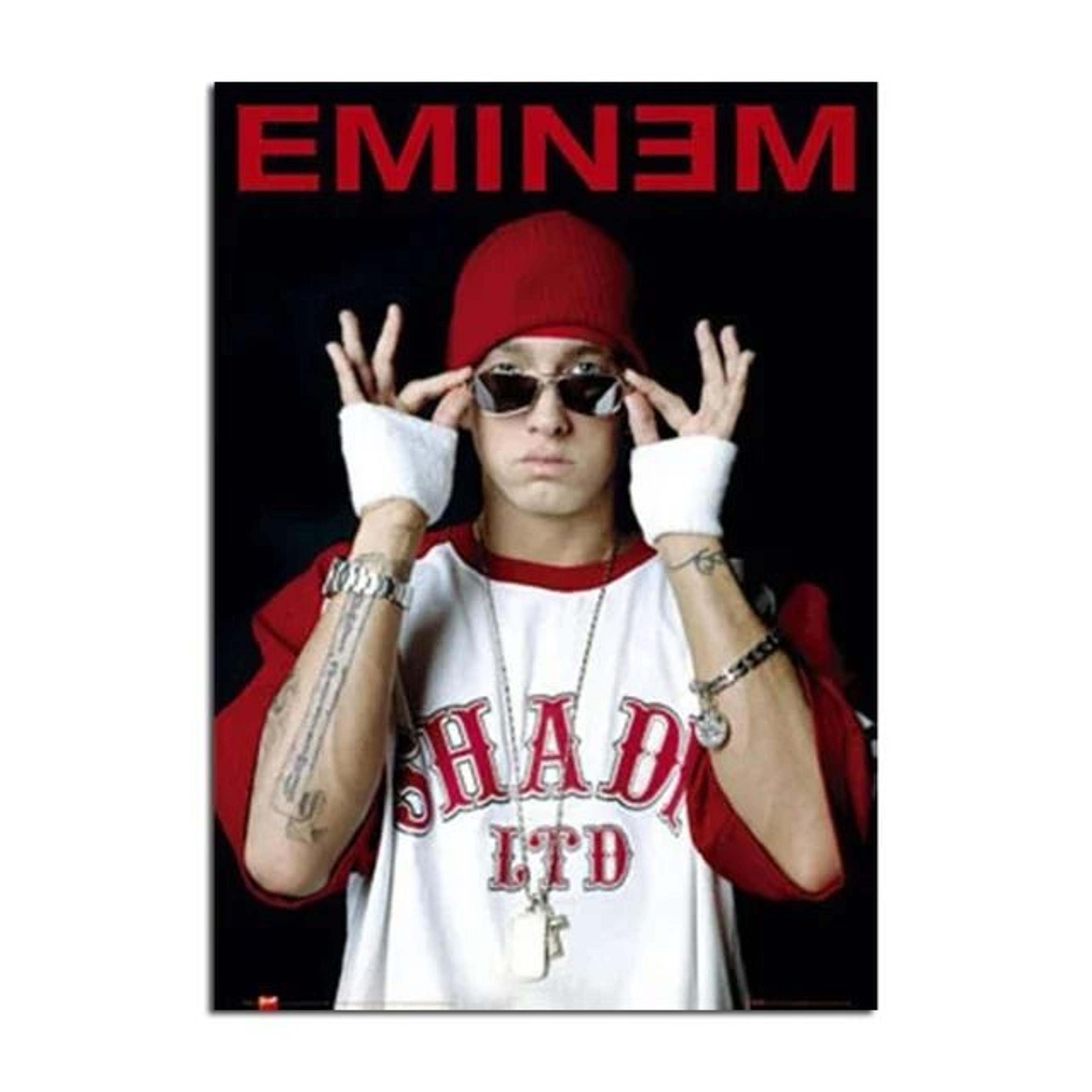 Eminem Super Rapper Legend Poster  Slim Shady Rap Icon Canvas Painting For Home Decor 8