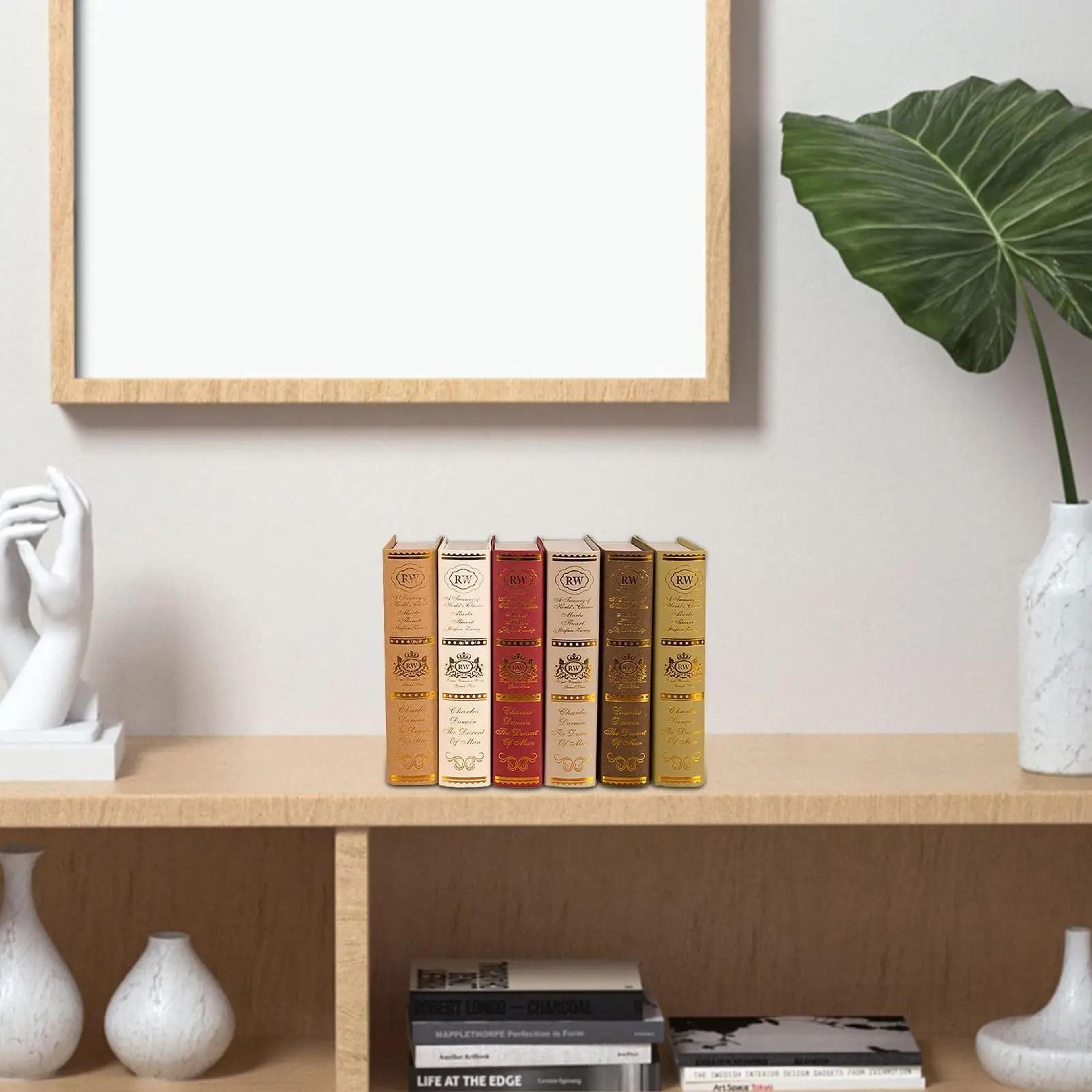 European Retro Simulation Book Model  Luxury Office  Home Photography Props 3