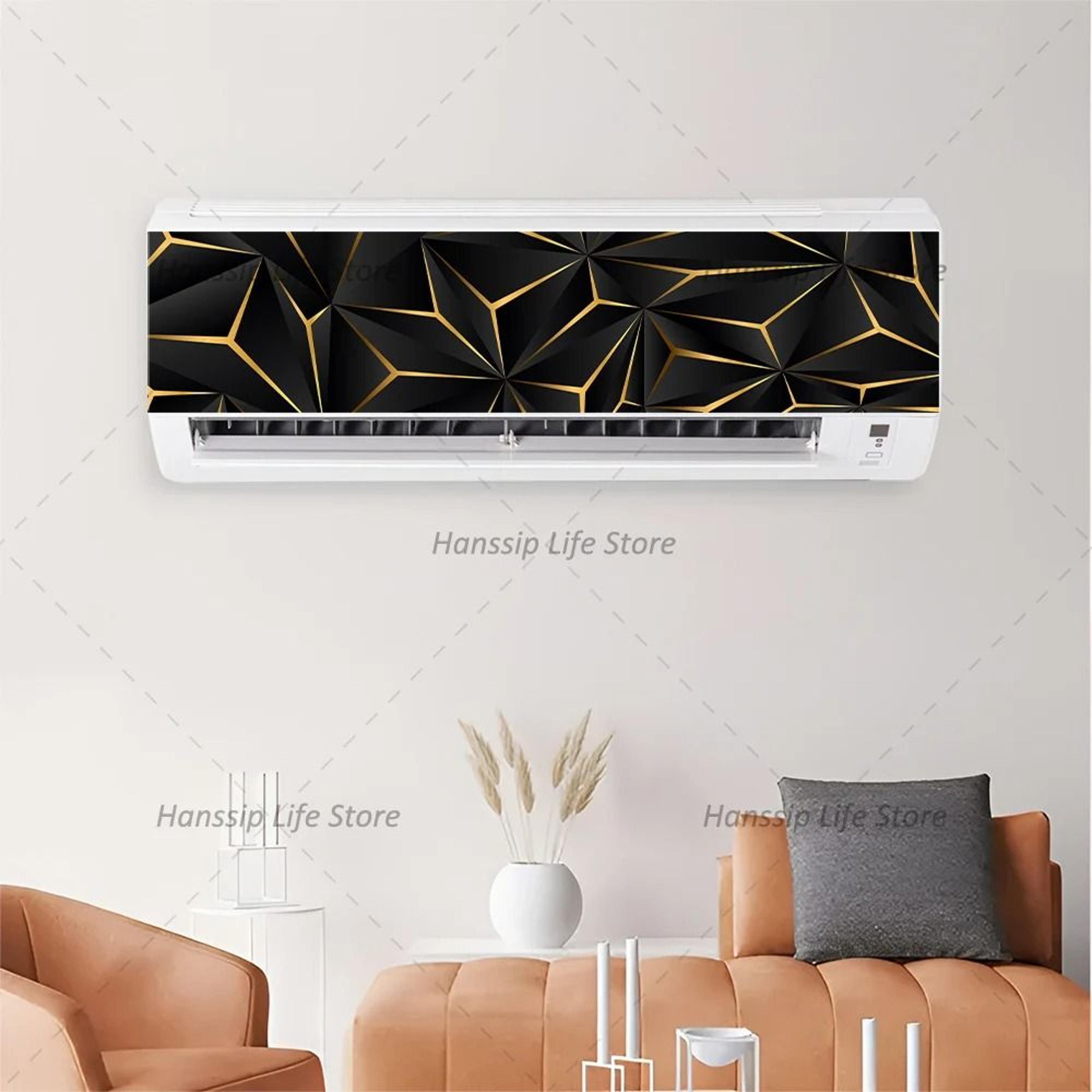 3D Vision Geometric Air Conditioner Decal  Abstract Geometry Pattern Panel Sticker 7